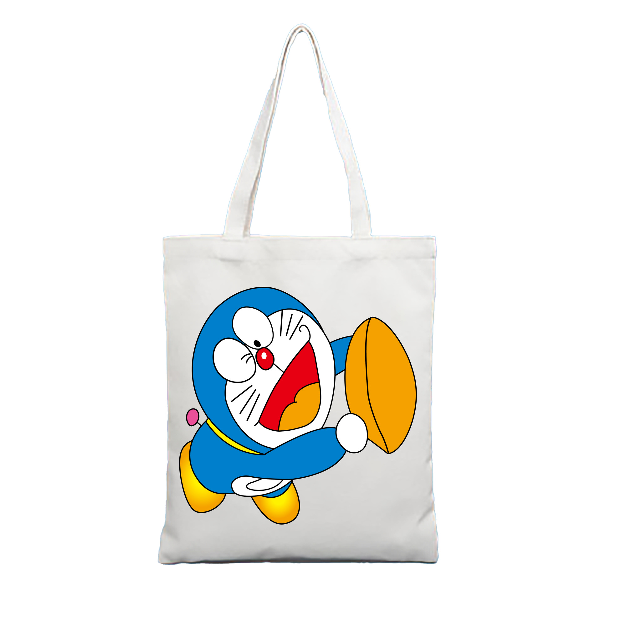 （画像用） ドラえもん Doraemon 縦型キャンバス生地手提げバッグ　トートバッグ