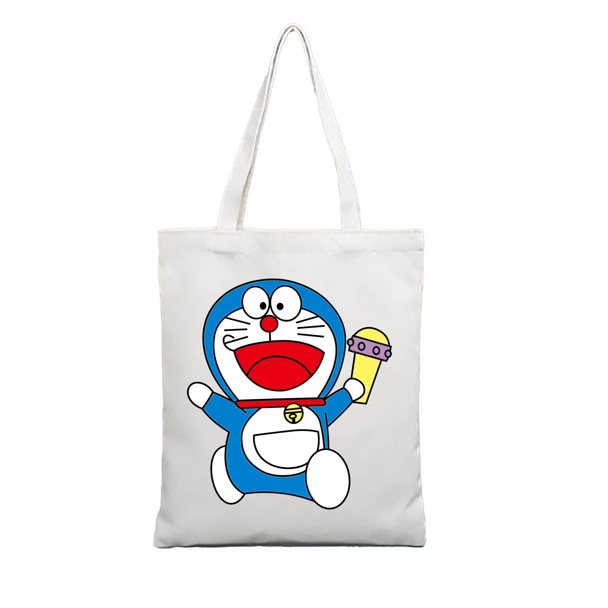 （画像用） ドラえもん Doraemon 縦型キャンバス生地手提げバッグ　トートバッグ