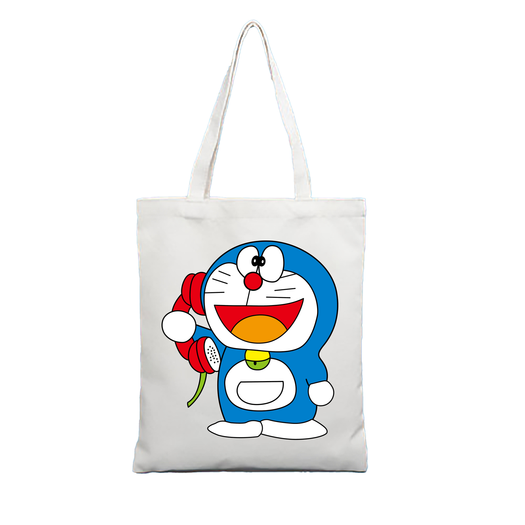 （画像用） ドラえもん Doraemon 縦型キャンバス生地手提げバッグ　トートバッグ
