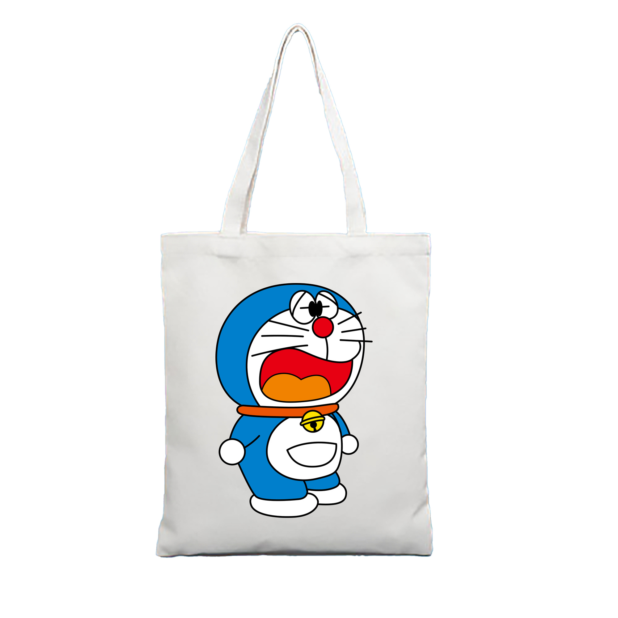 （画像用） ドラえもん Doraemon 縦型キャンバス生地手提げバッグ　トートバッグ