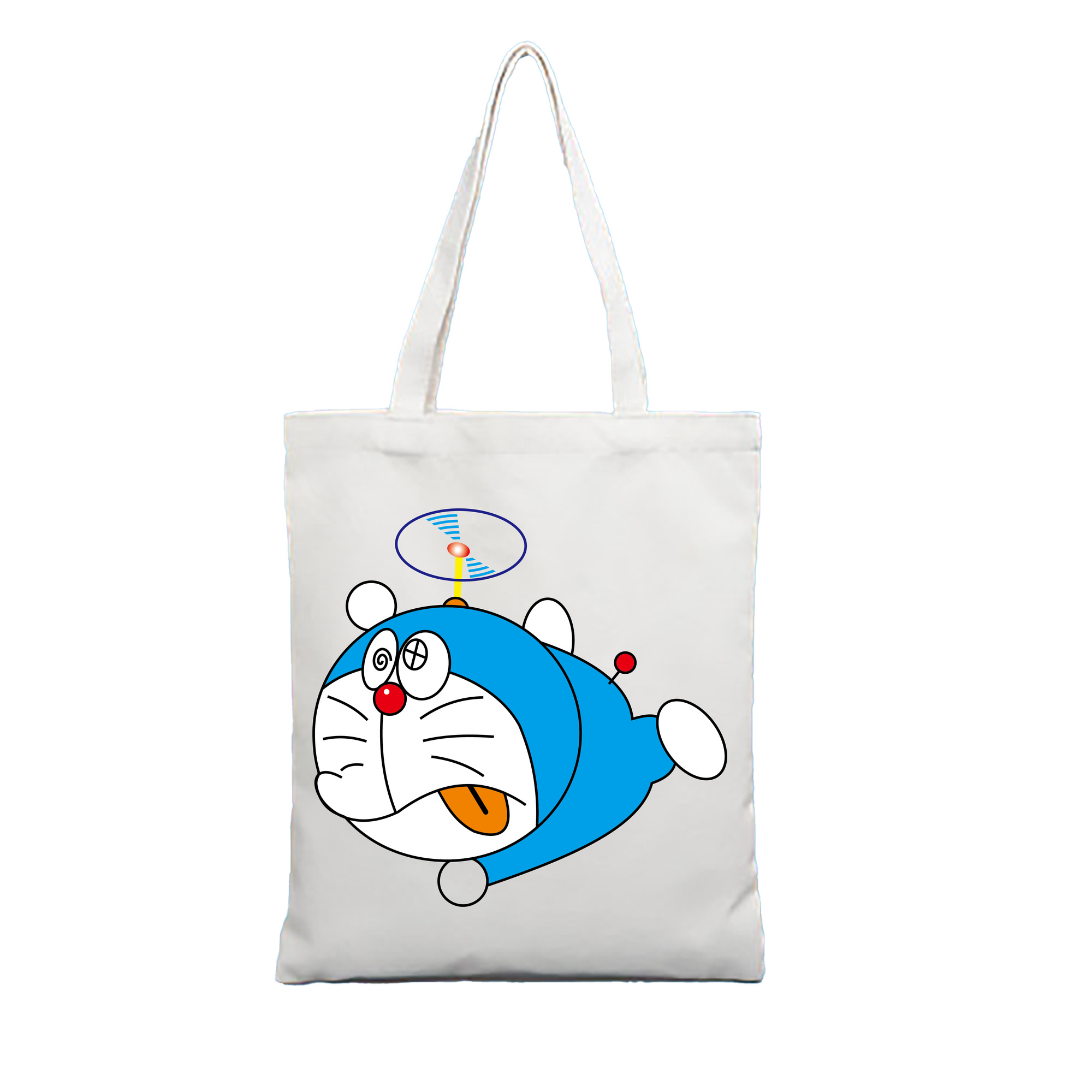（画像用） ドラえもん Doraemon 縦型キャンバス生地手提げバッグ　トートバッグ