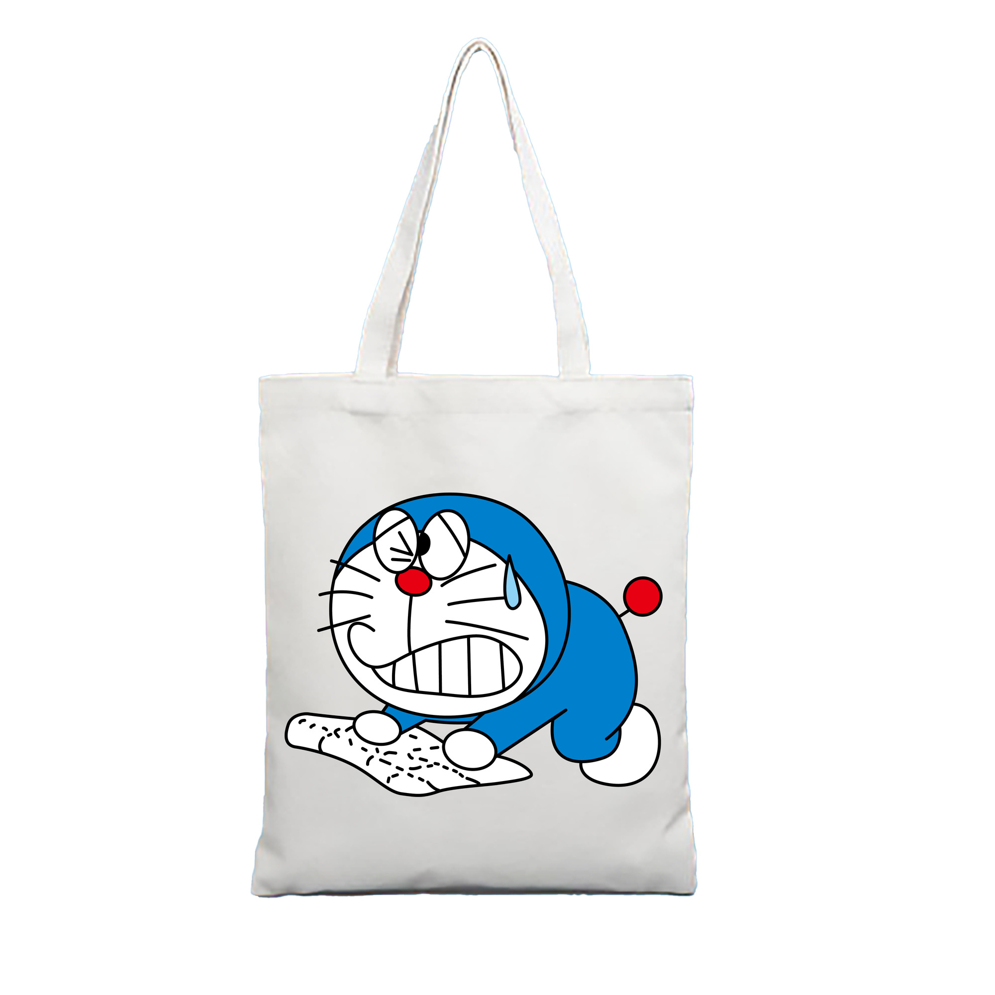 （画像用） ドラえもん Doraemon 縦型キャンバス生地手提げバッグ　トートバッグ