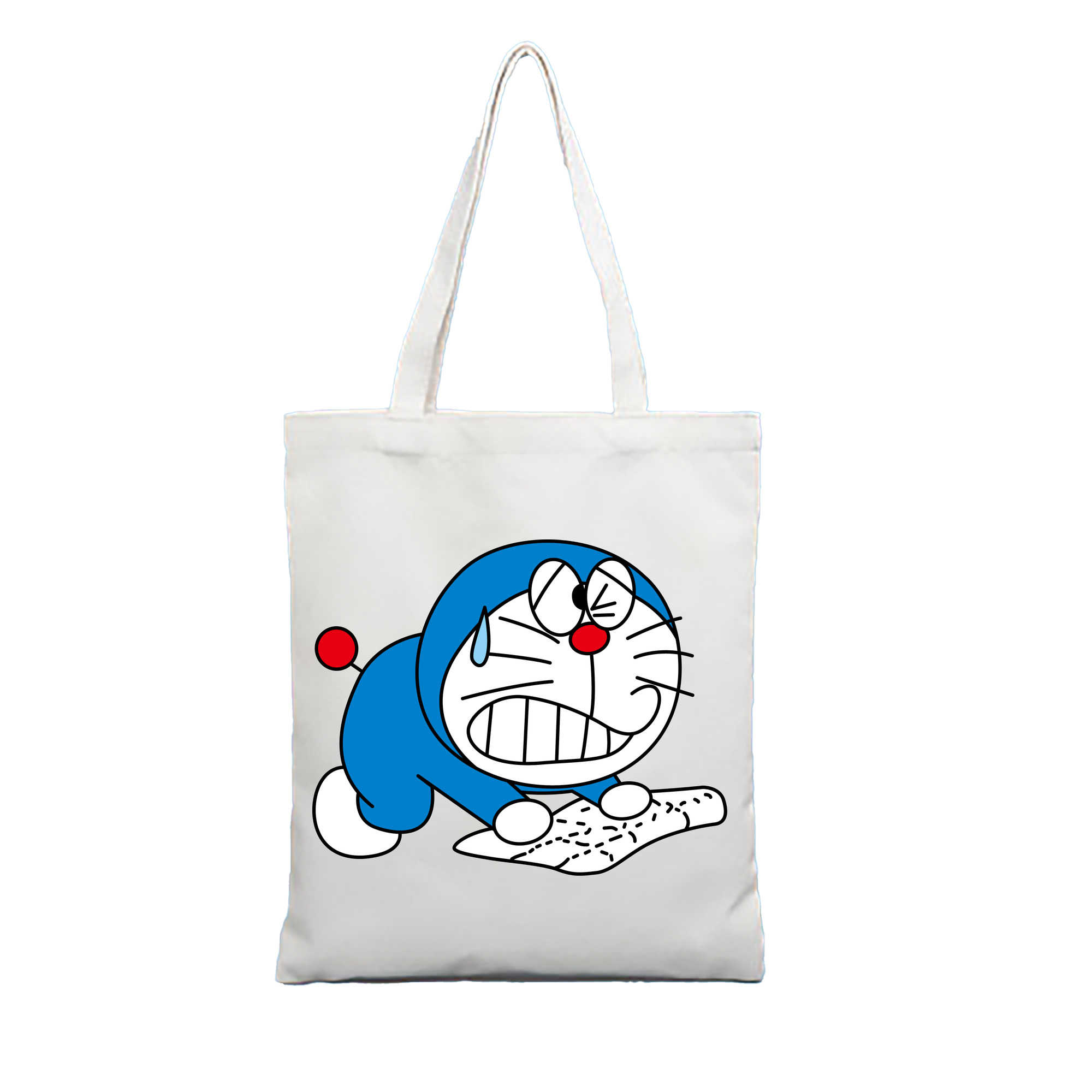 （画像用） ドラえもん Doraemon 縦型キャンバス生地手提げバッグ　トートバッグ