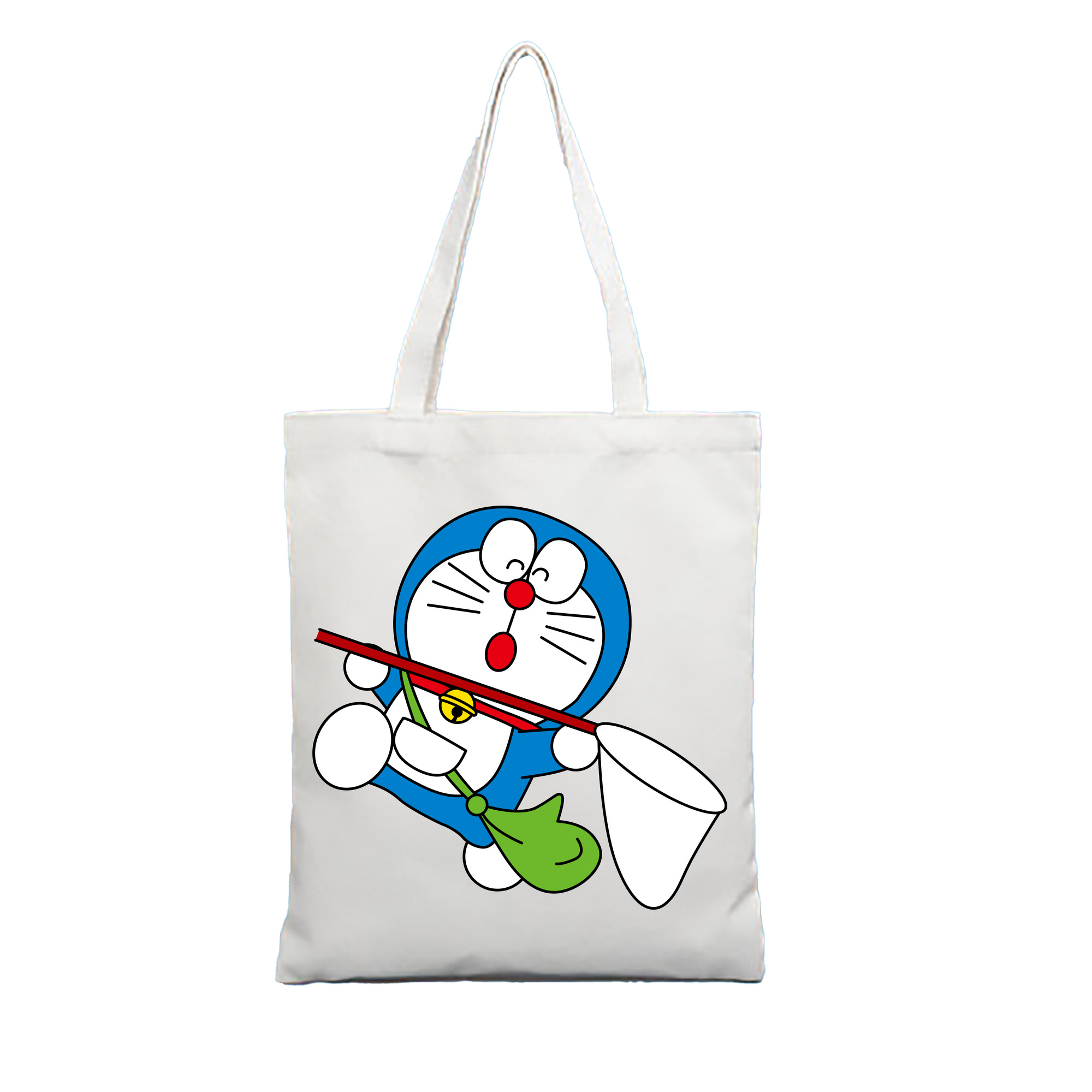 （画像用） ドラえもん Doraemon 縦型キャンバス生地手提げバッグ　トートバッグ