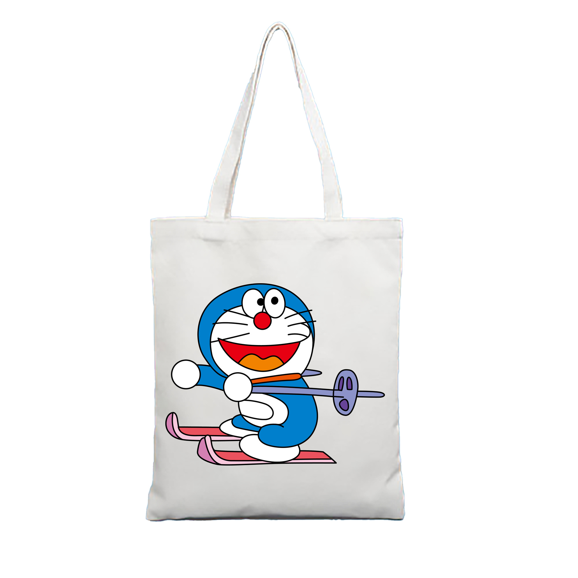 （画像用） ドラえもん Doraemon 縦型キャンバス生地手提げバッグ　トートバッグ