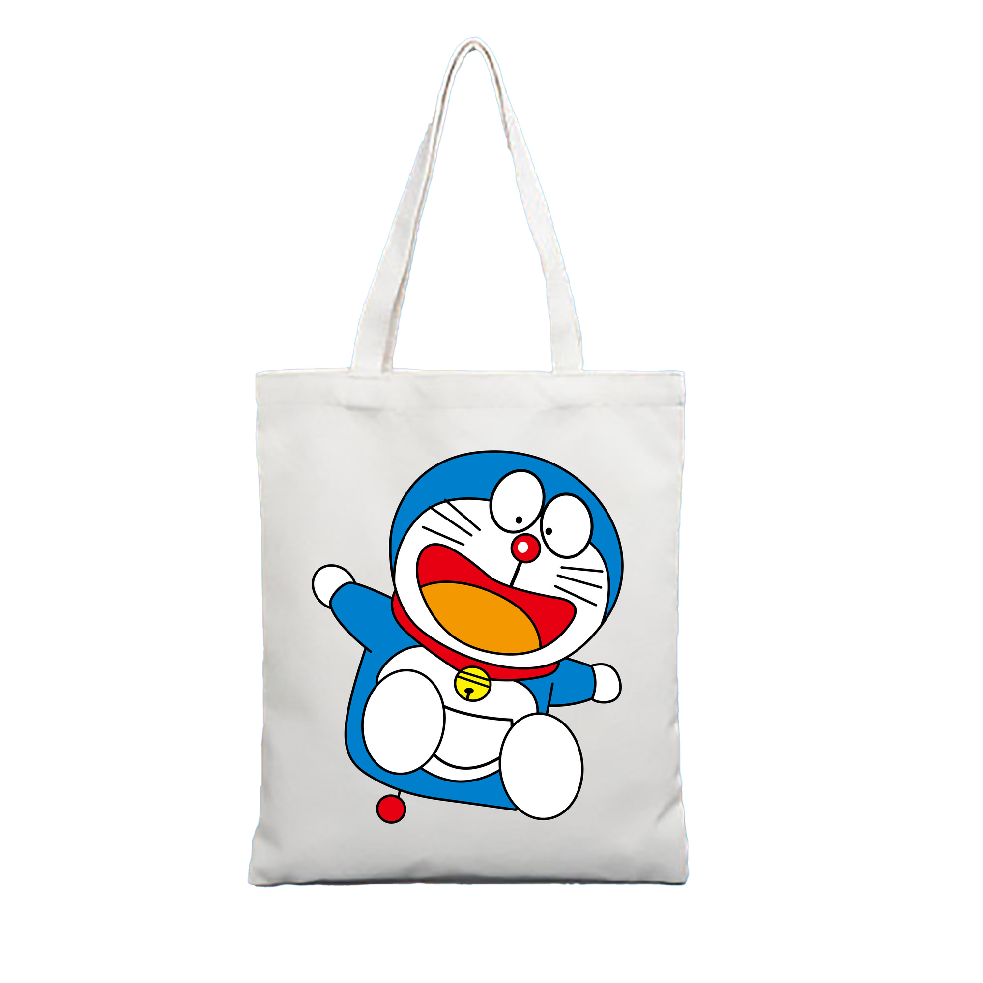 （画像用） ドラえもん Doraemon 縦型キャンバス生地手提げバッグ　トートバッグ