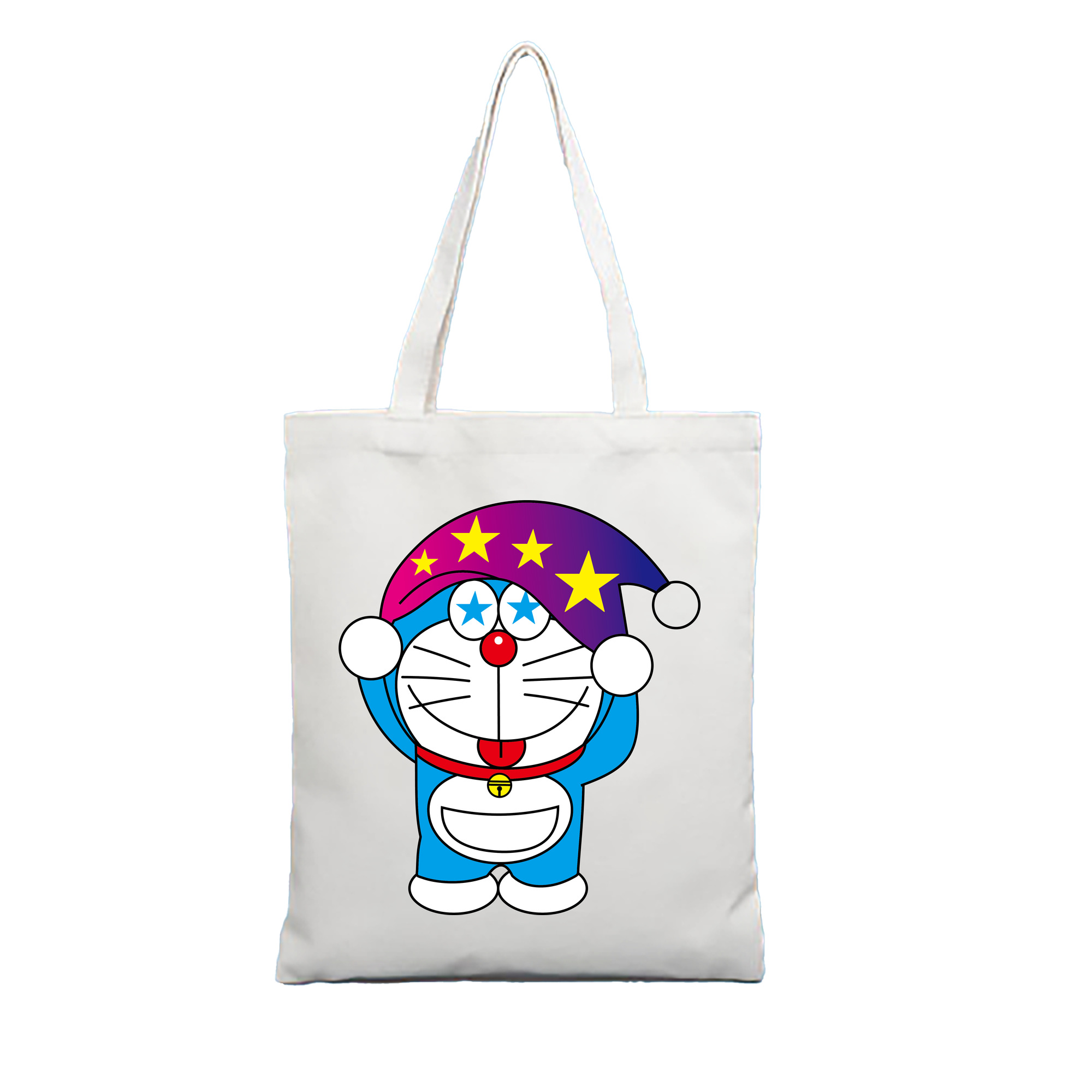 （画像用） ドラえもん Doraemon 縦型キャンバス生地手提げバッグ　トートバッグ