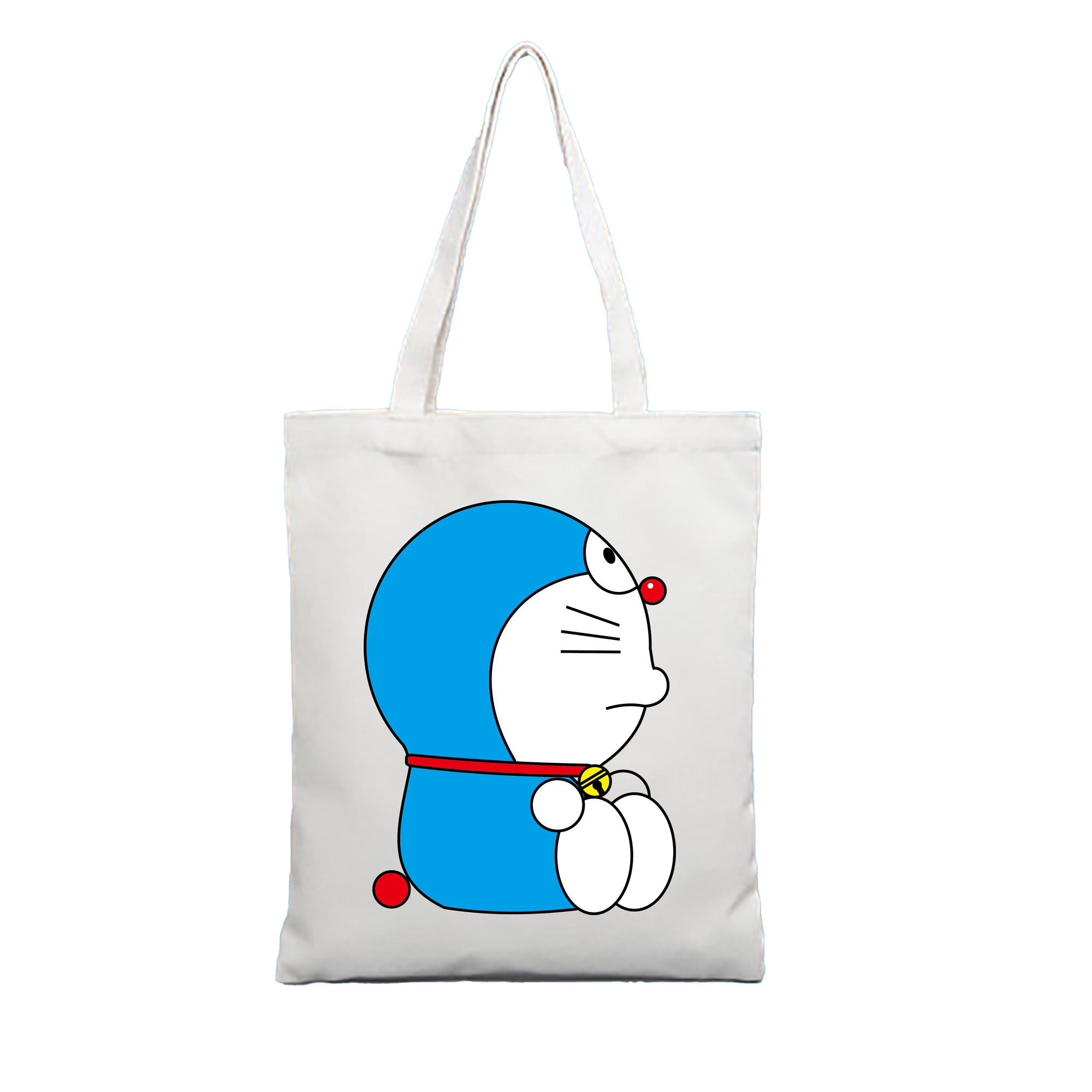 （画像用） ドラえもん Doraemon 縦型キャンバス生地手提げバッグ　トートバッグ