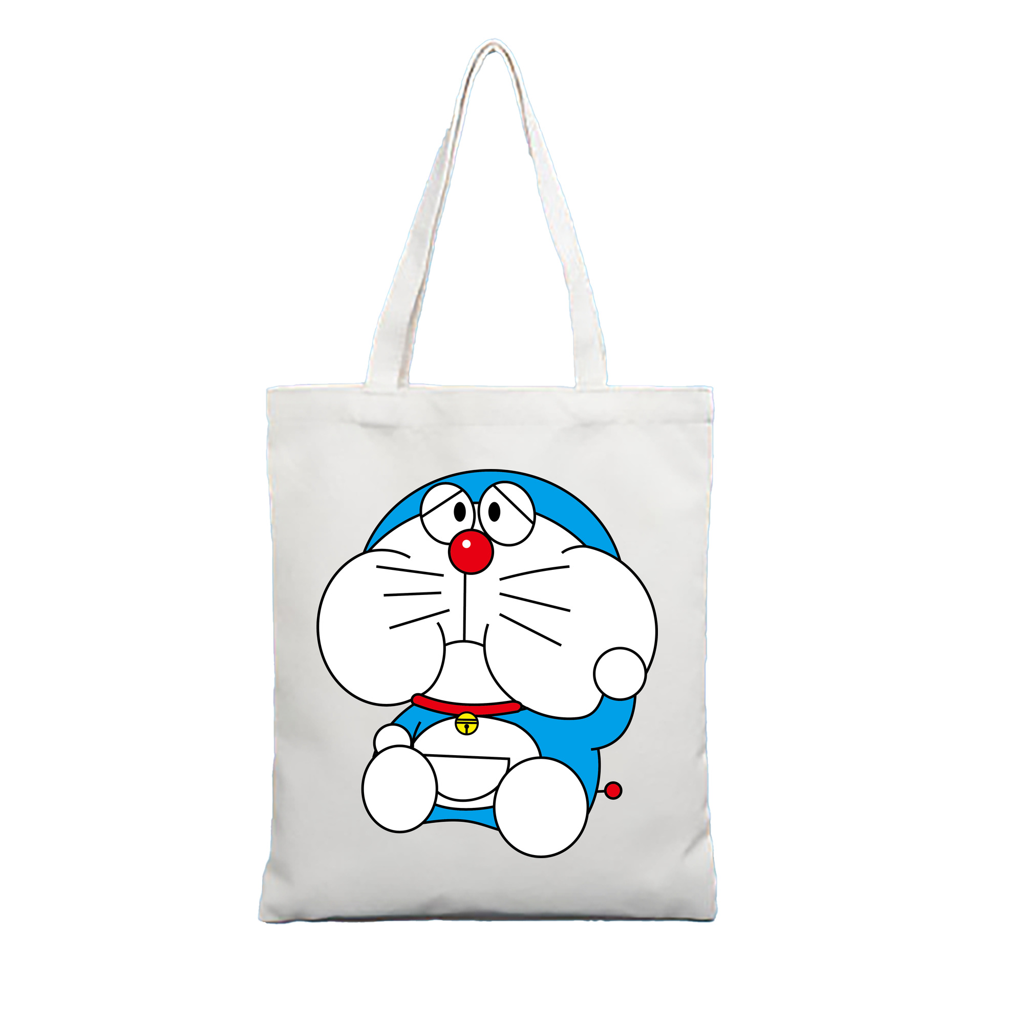 （画像用） ドラえもん Doraemon 縦型キャンバス生地手提げバッグ　トートバッグ