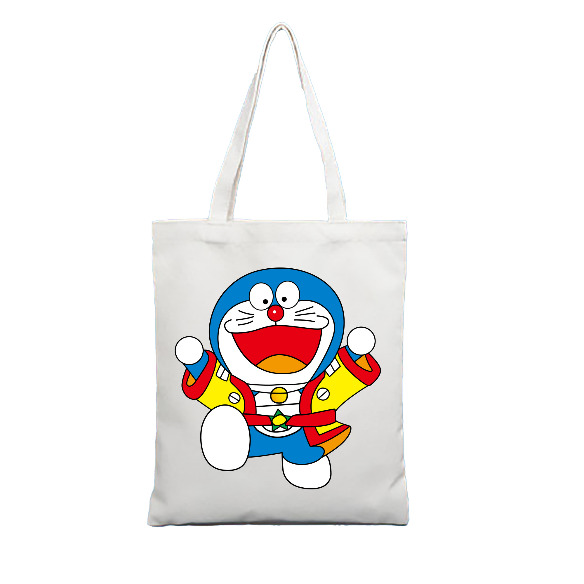 （画像用） ドラえもん Doraemon 縦型キャンバス生地手提げバッグ　トートバッグ
