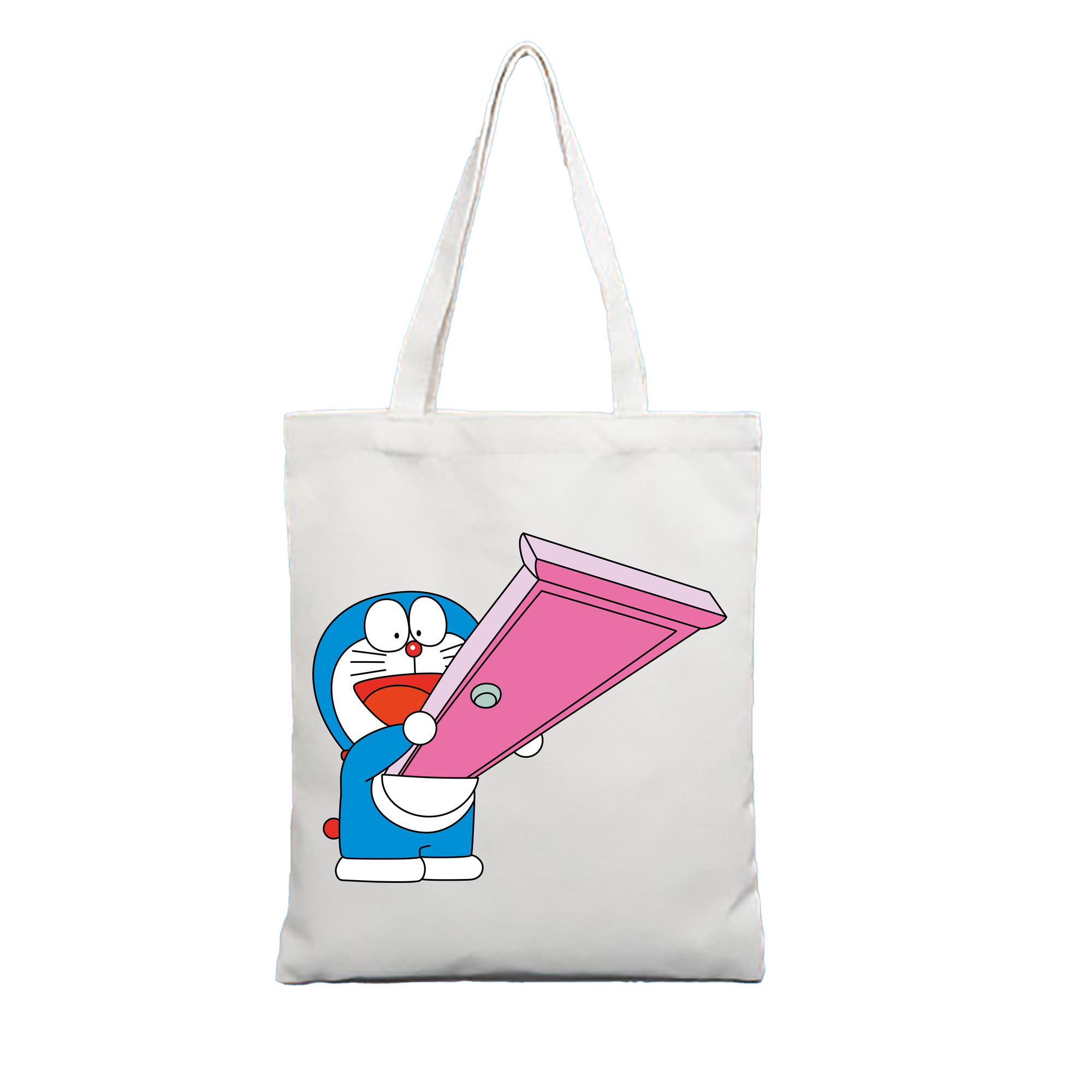 （画像用） ドラえもん Doraemon 縦型キャンバス生地手提げバッグ　トートバッグ