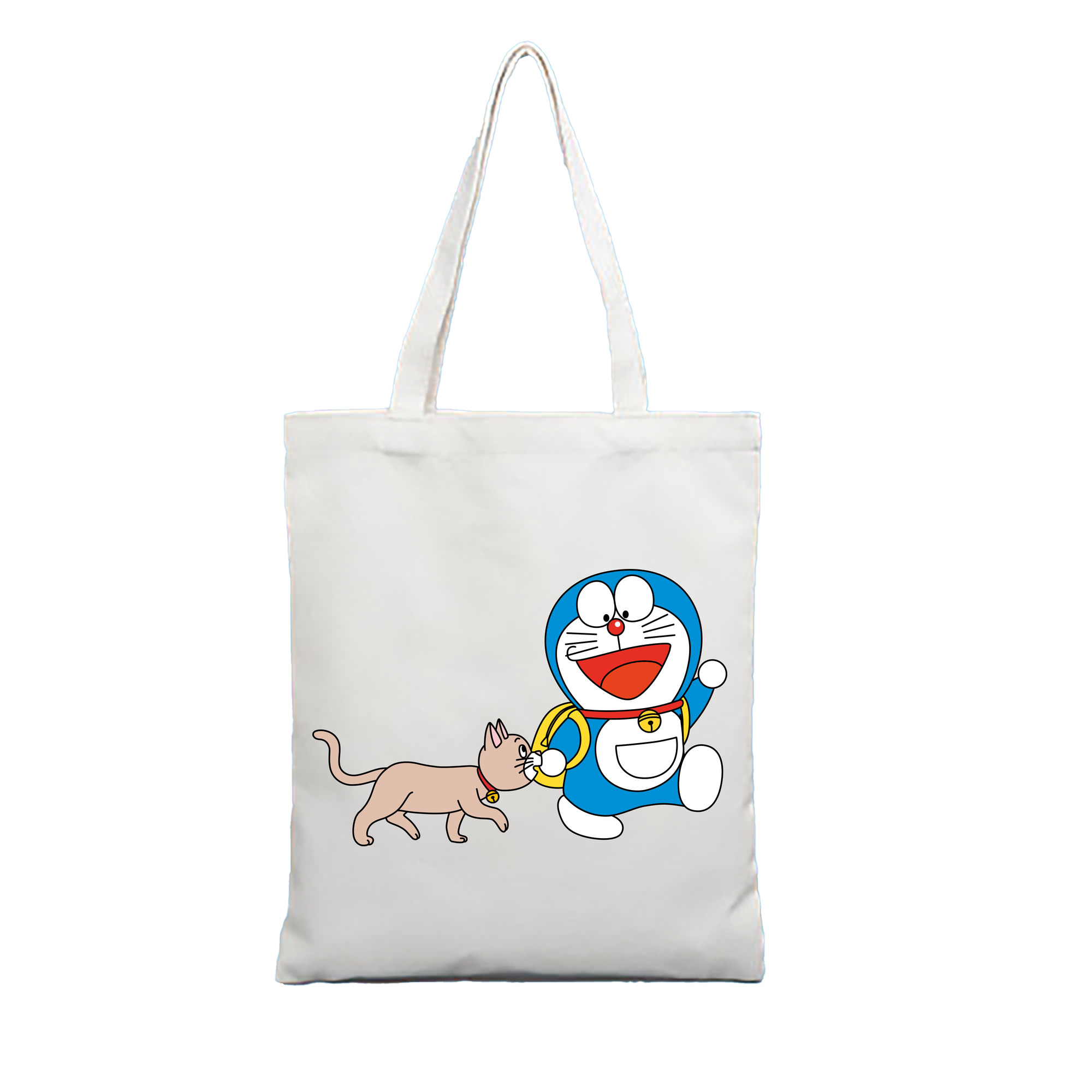 （画像用） ドラえもん Doraemon 縦型キャンバス生地手提げバッグ　トートバッグ
