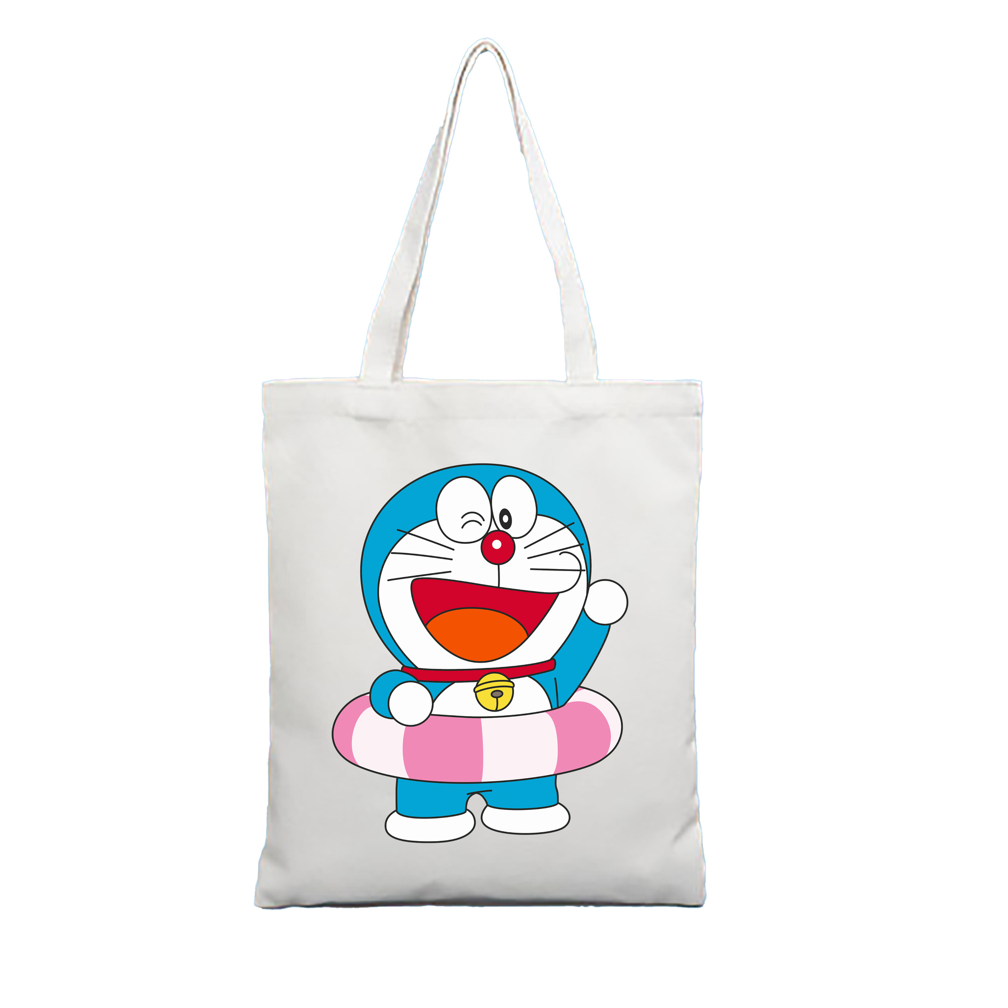 （画像用） ドラえもん Doraemon 縦型キャンバス生地手提げバッグ　トートバッグ