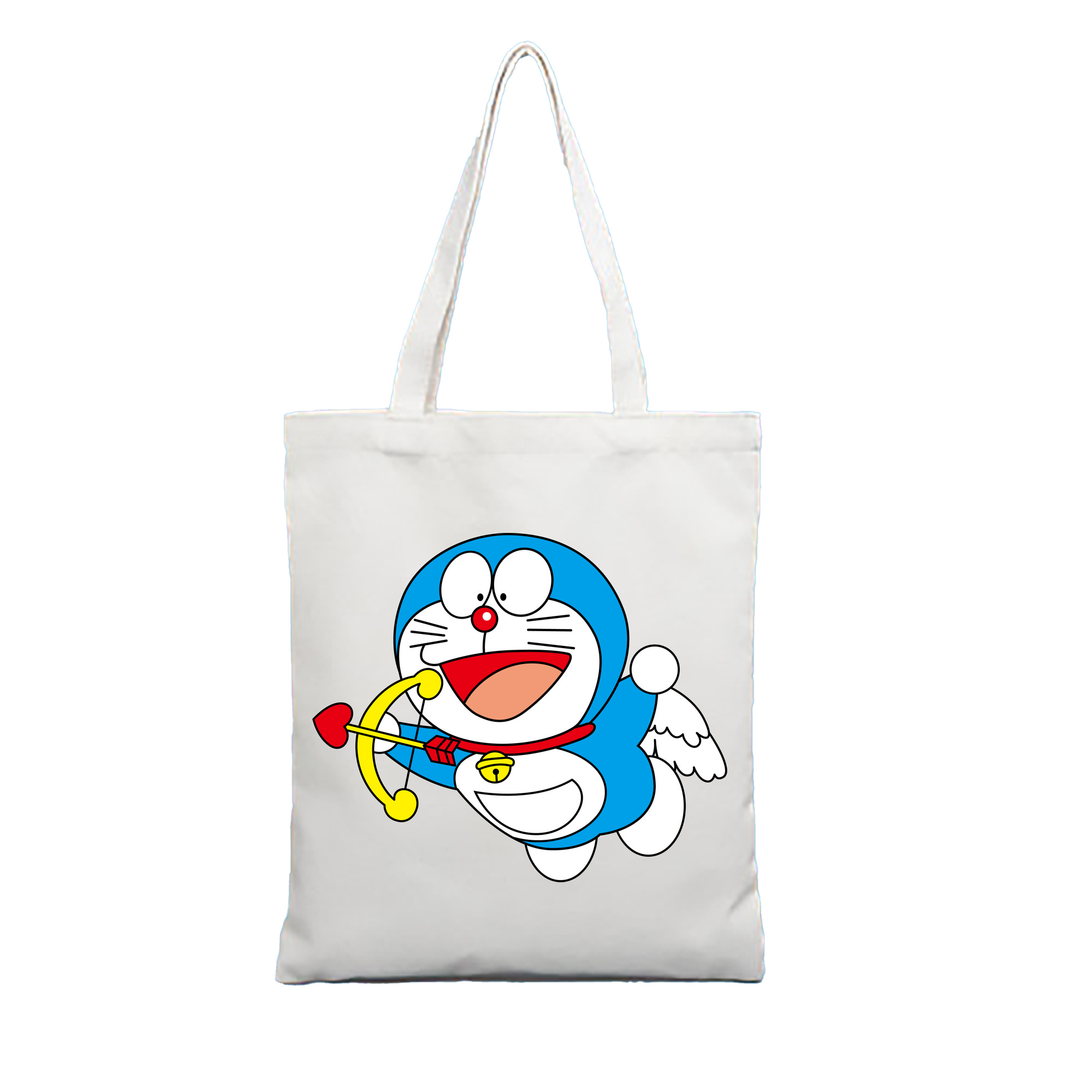 （画像用） ドラえもん Doraemon 縦型キャンバス生地手提げバッグ　トートバッグ