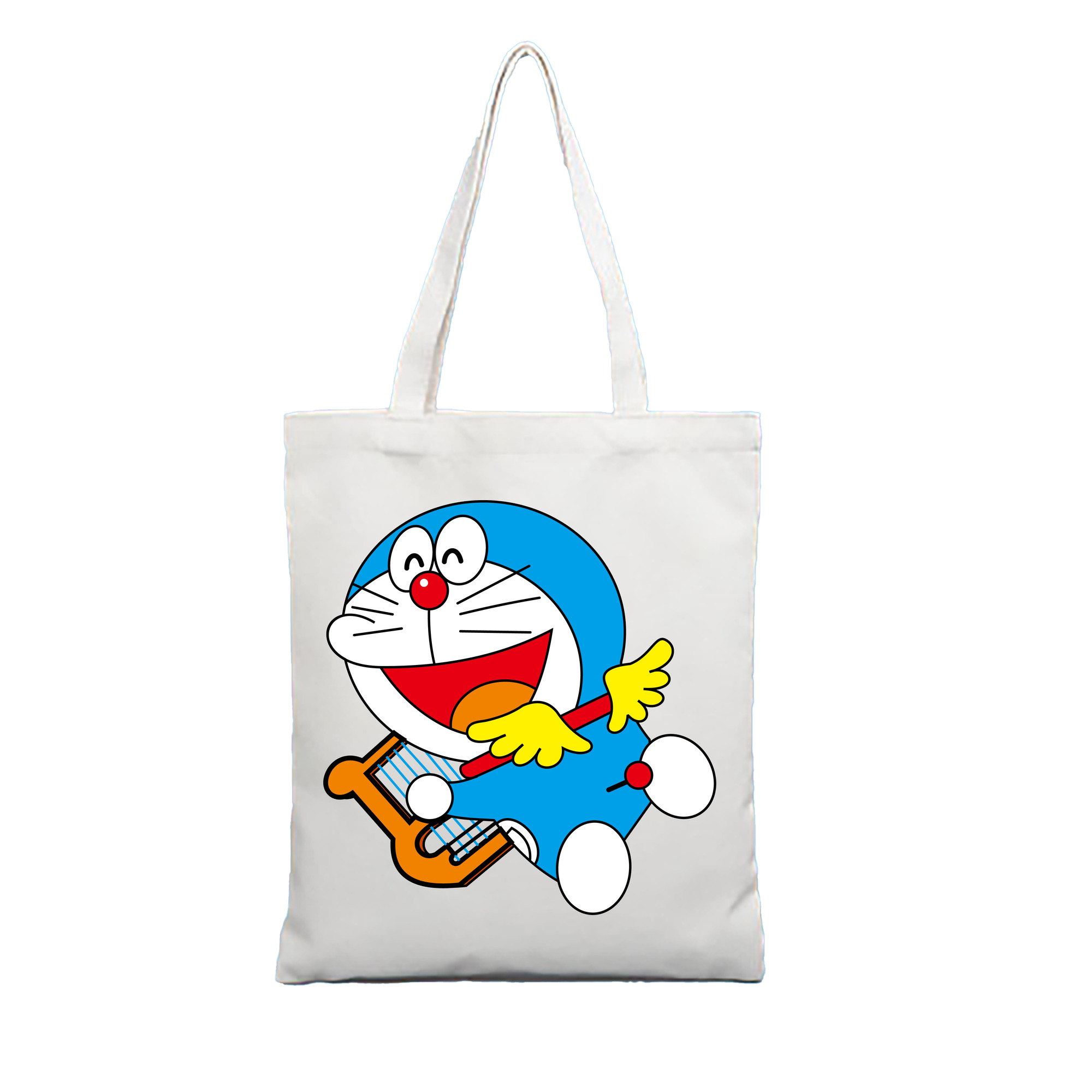 （画像用） ドラえもん Doraemon 縦型キャンバス生地手提げバッグ　トートバッグ