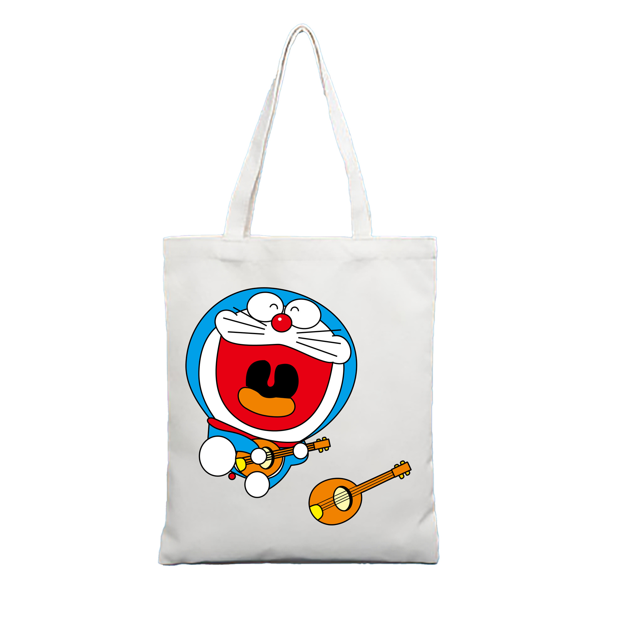 （画像用） ドラえもん Doraemon 縦型キャンバス生地手提げバッグ　トートバッグ