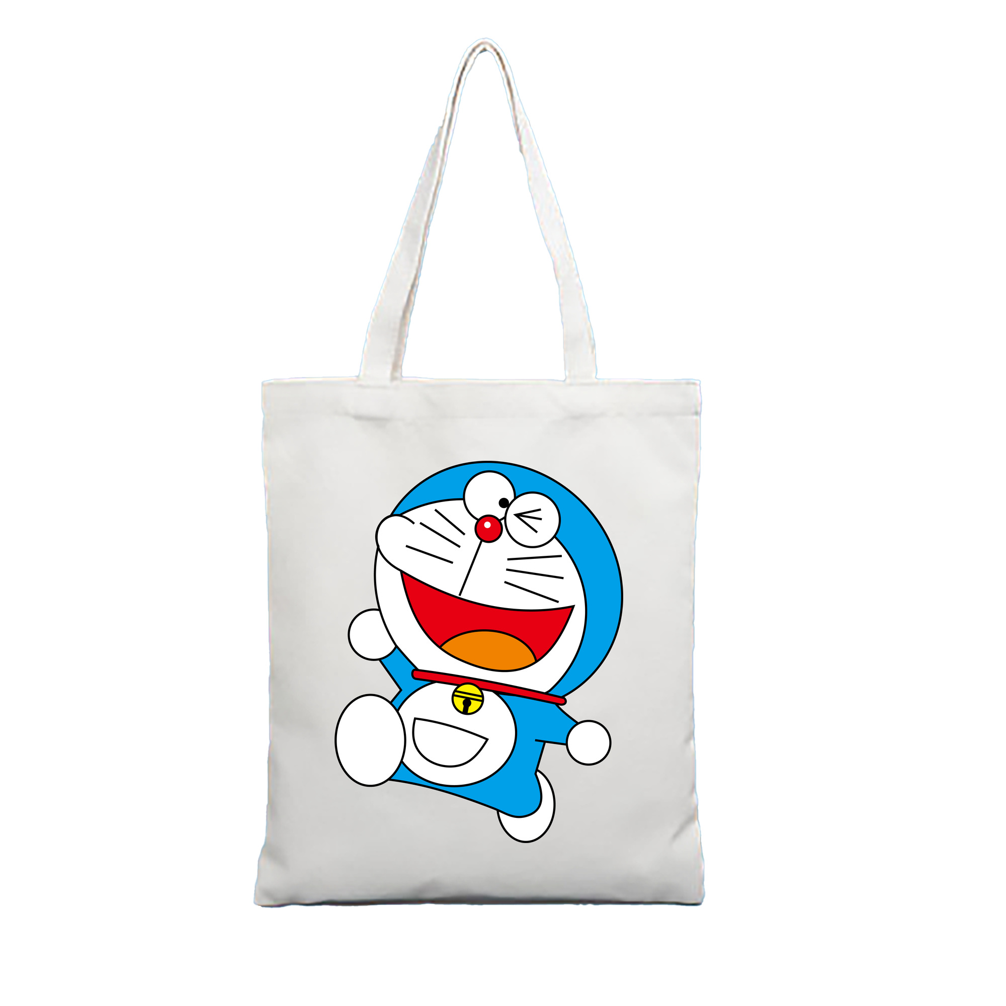 （画像用） ドラえもん Doraemon 縦型キャンバス生地手提げバッグ　トートバッグ