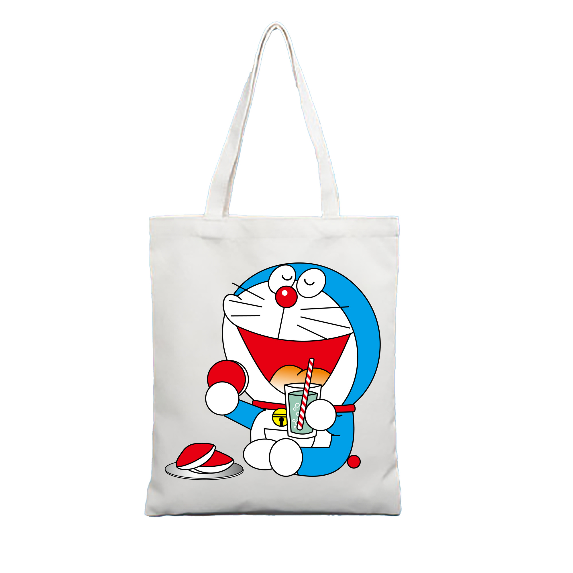 （画像用） ドラえもん Doraemon 縦型キャンバス生地手提げバッグ　トートバッグ
