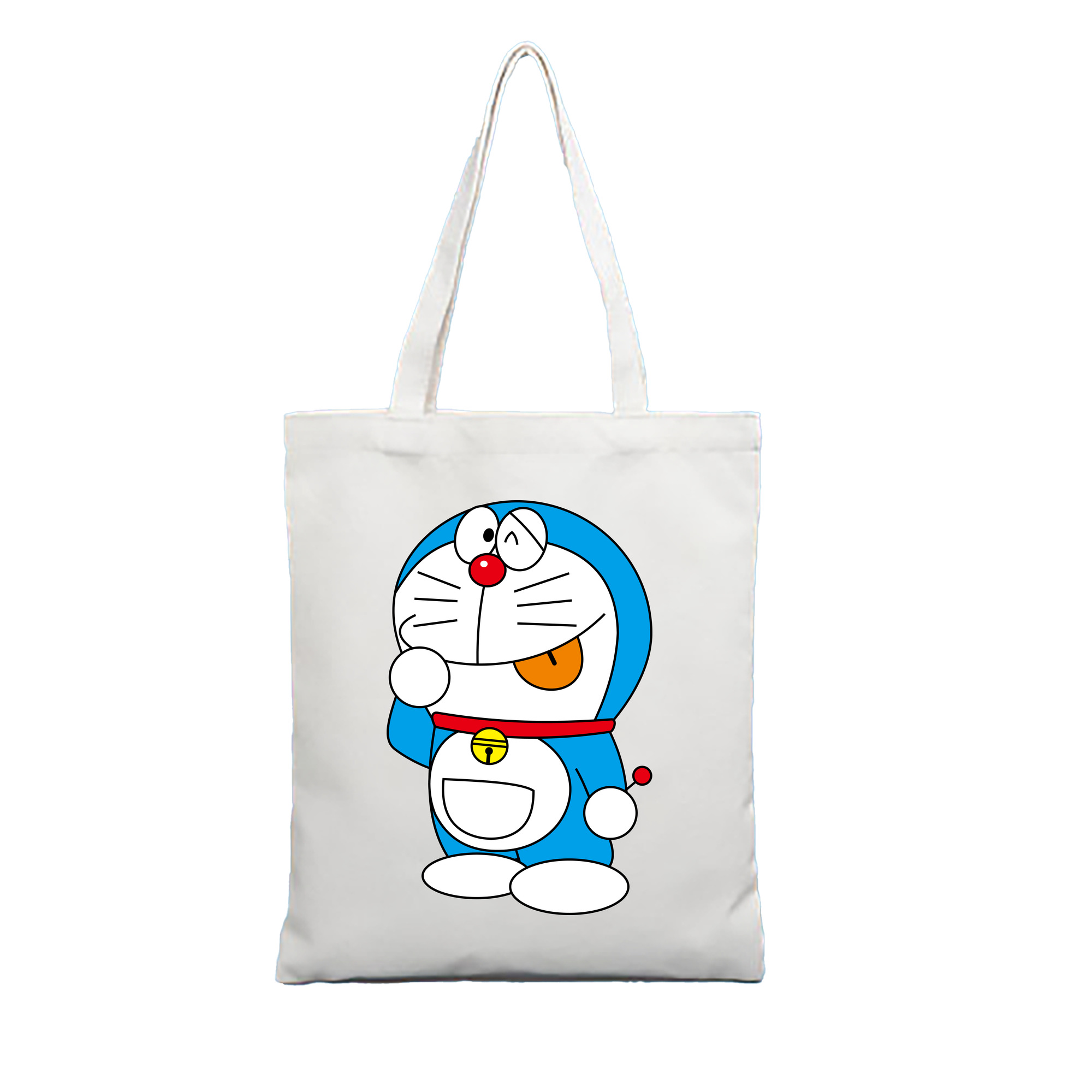（画像用） ドラえもん Doraemon 縦型キャンバス生地手提げバッグ　トートバッグ