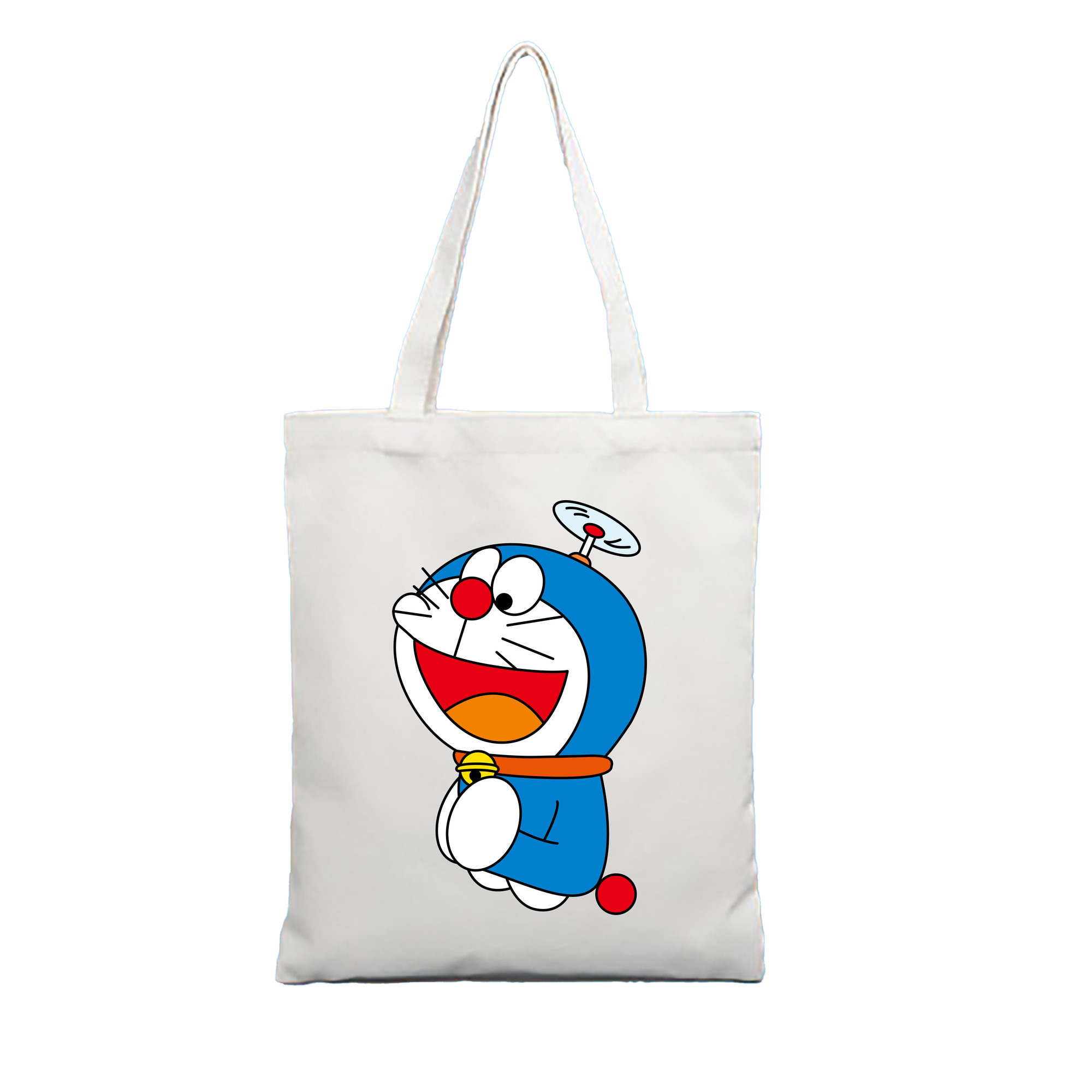 （画像用） ドラえもん Doraemon 縦型キャンバス生地手提げバッグ　トートバッグ