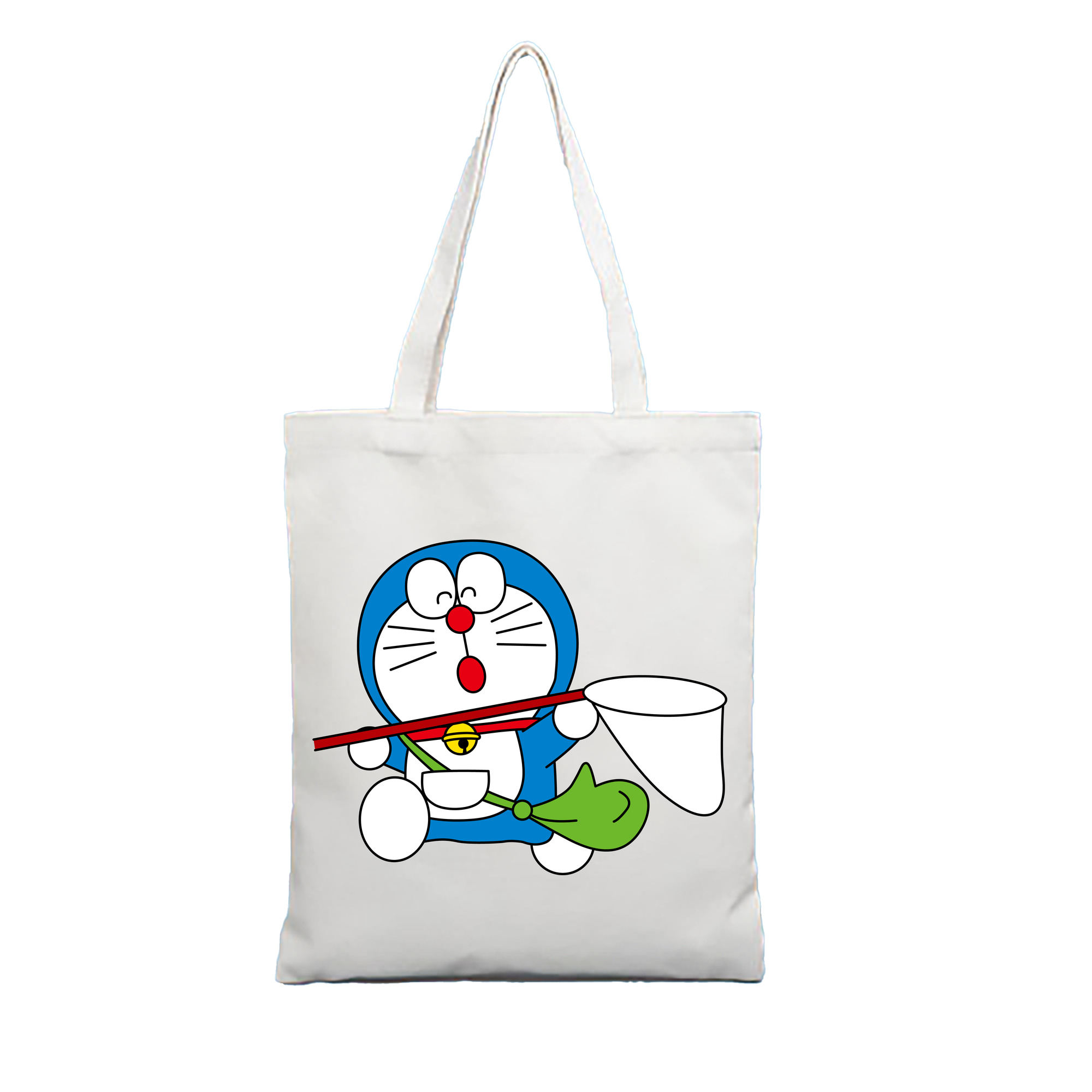 （画像用） ドラえもん Doraemon 縦型キャンバス生地手提げバッグ　トートバッグ