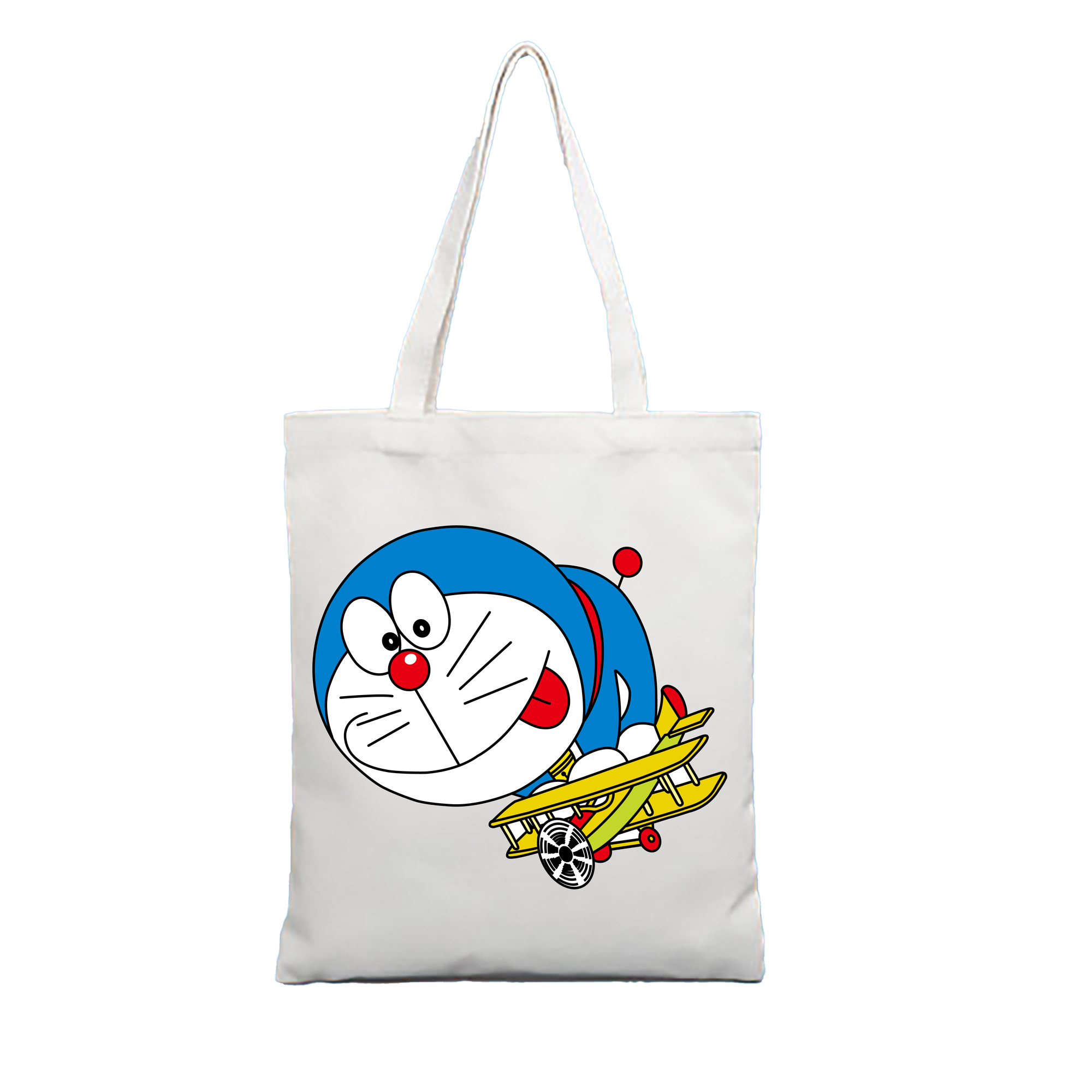（画像用） ドラえもん Doraemon 縦型キャンバス生地手提げバッグ　トートバッグ