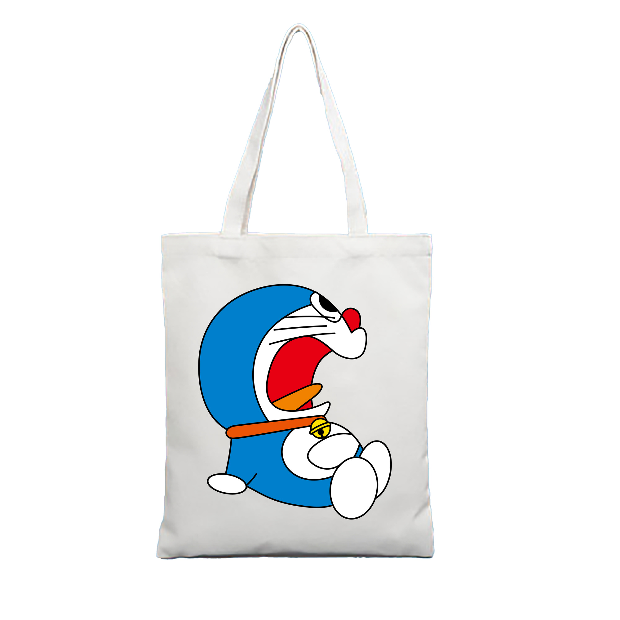 （画像用） ドラえもん Doraemon 縦型キャンバス生地手提げバッグ　トートバッグ
