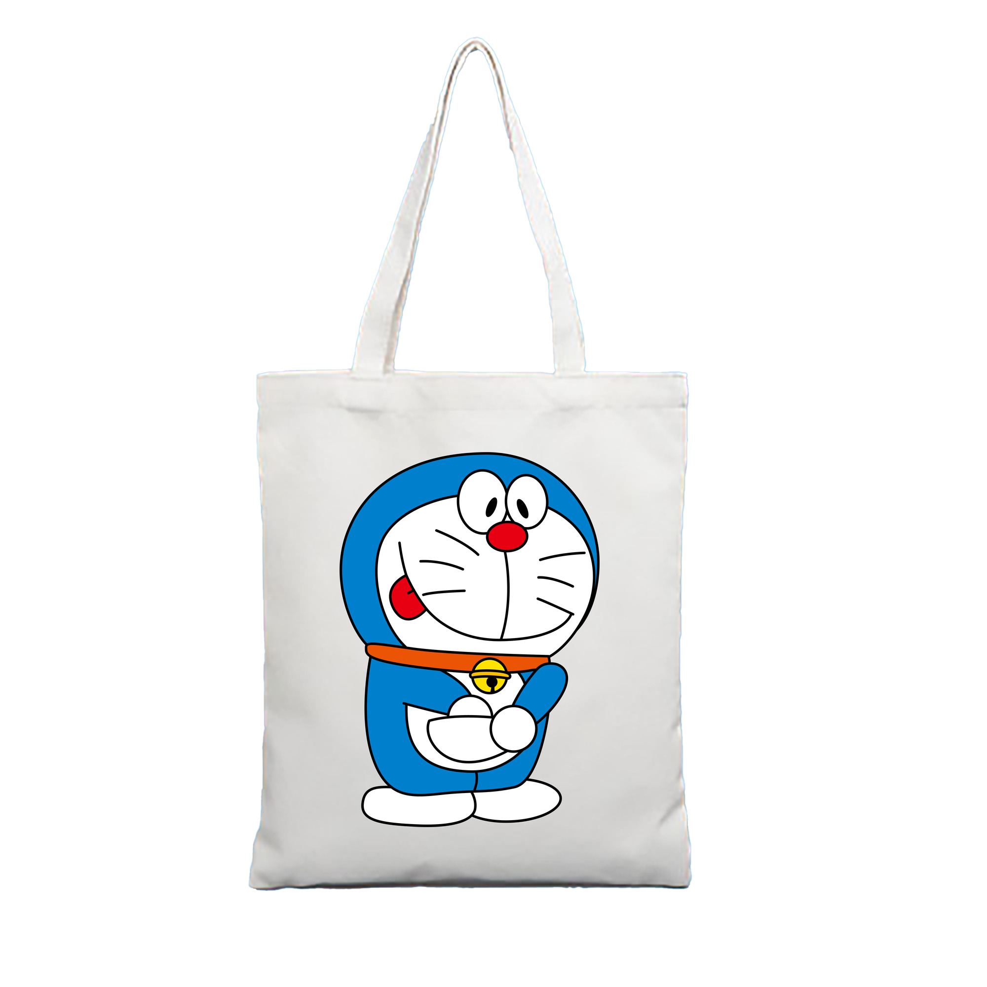 （画像用） ドラえもん Doraemon 縦型キャンバス生地手提げバッグ　トートバッグ