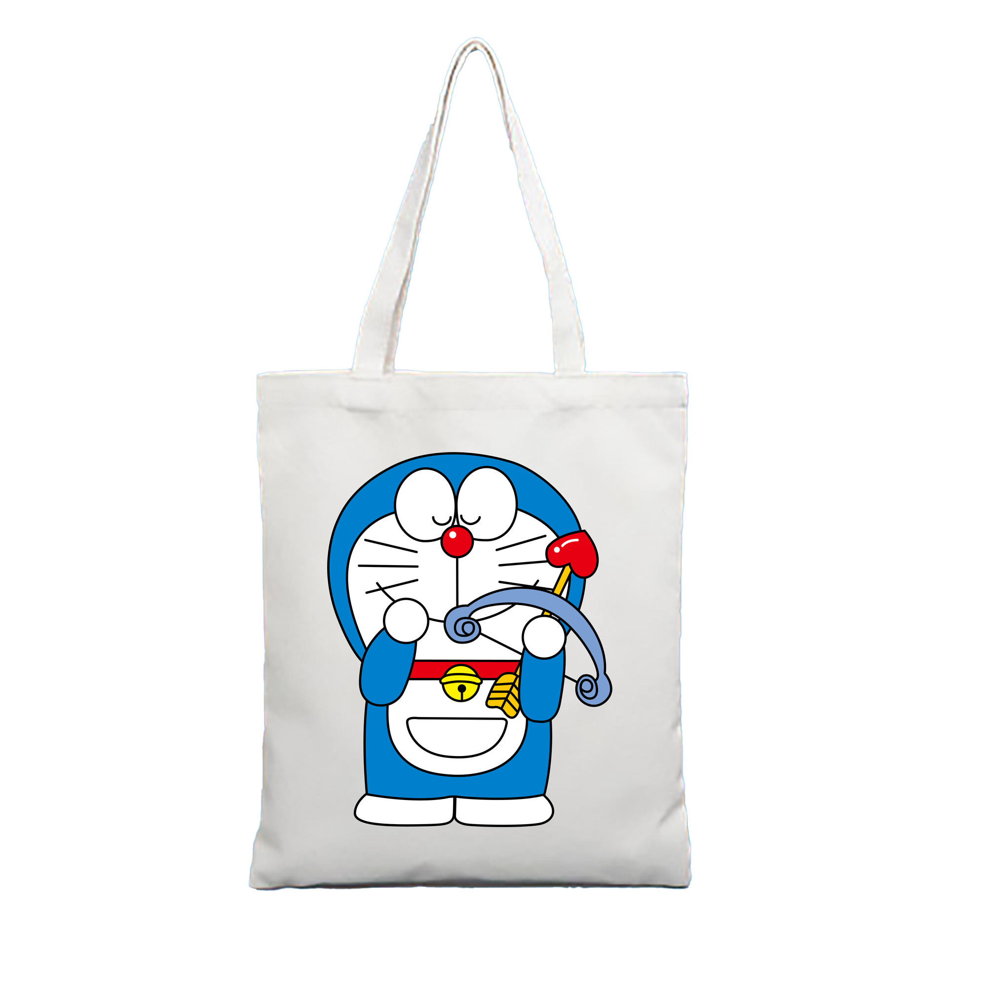 （画像用） ドラえもん Doraemon 縦型キャンバス生地手提げバッグ　トートバッグ