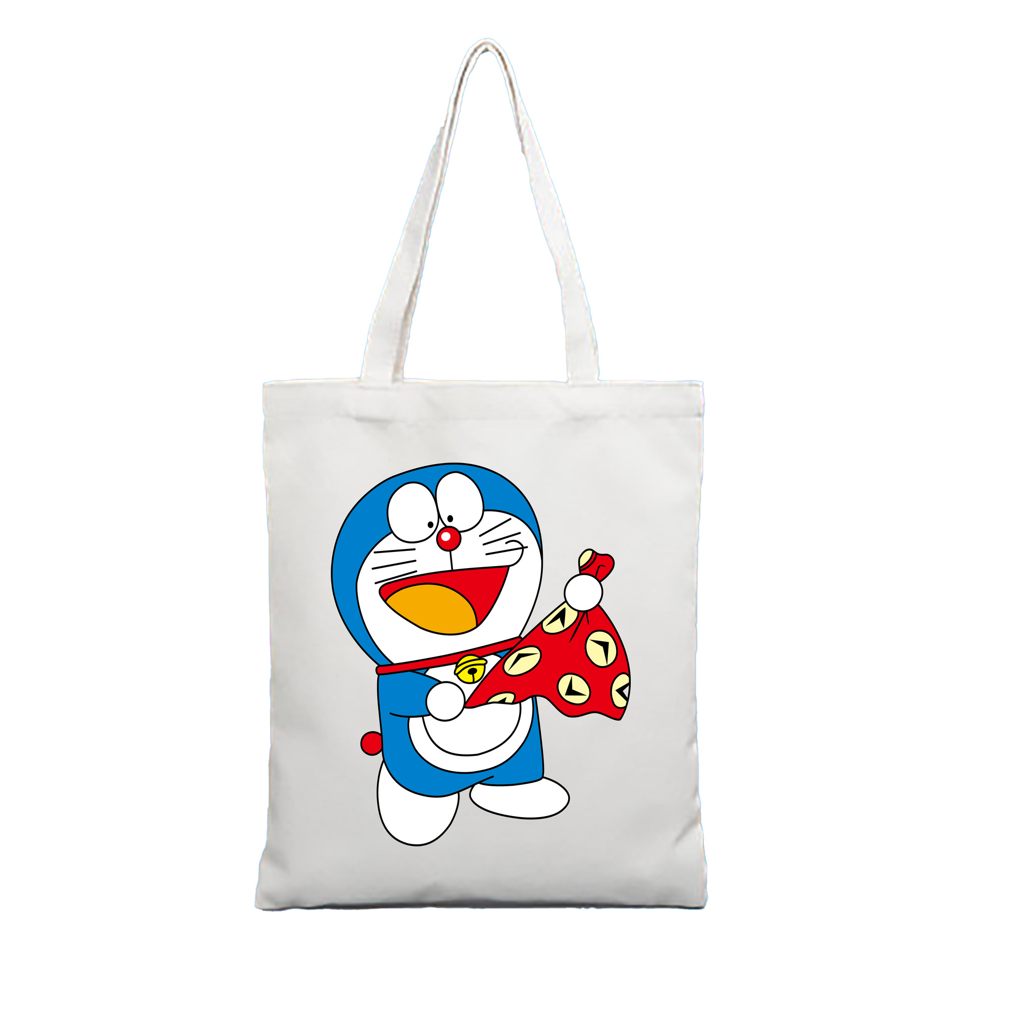 （画像用） ドラえもん Doraemon 縦型キャンバス生地手提げバッグ　トートバッグ