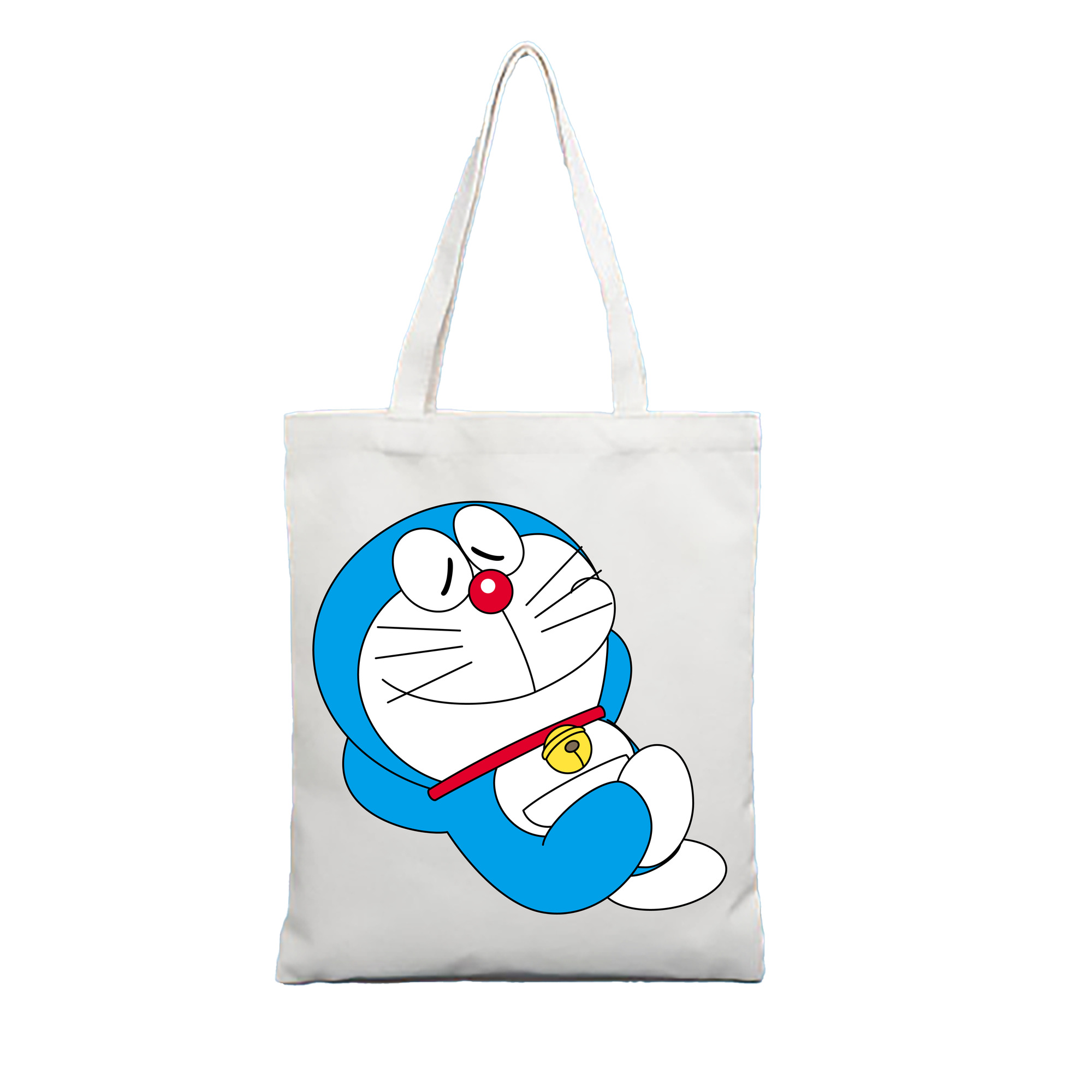 （画像用） ドラえもん Doraemon 縦型キャンバス生地手提げバッグ　トートバッグ