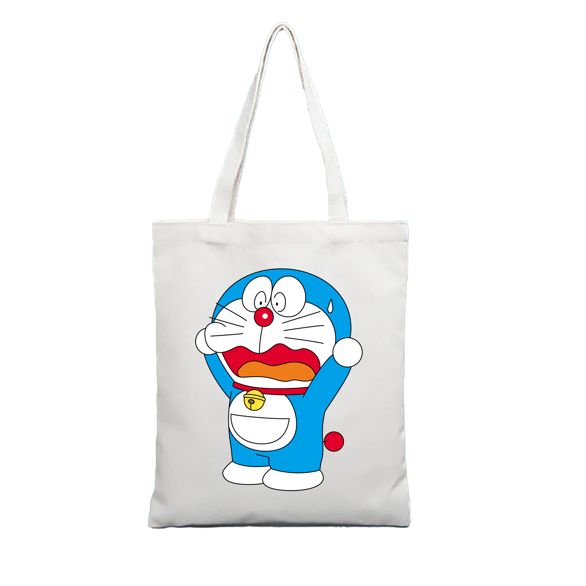 （画像用） ドラえもん Doraemon 縦型キャンバス生地手提げバッグ　トートバッグ
