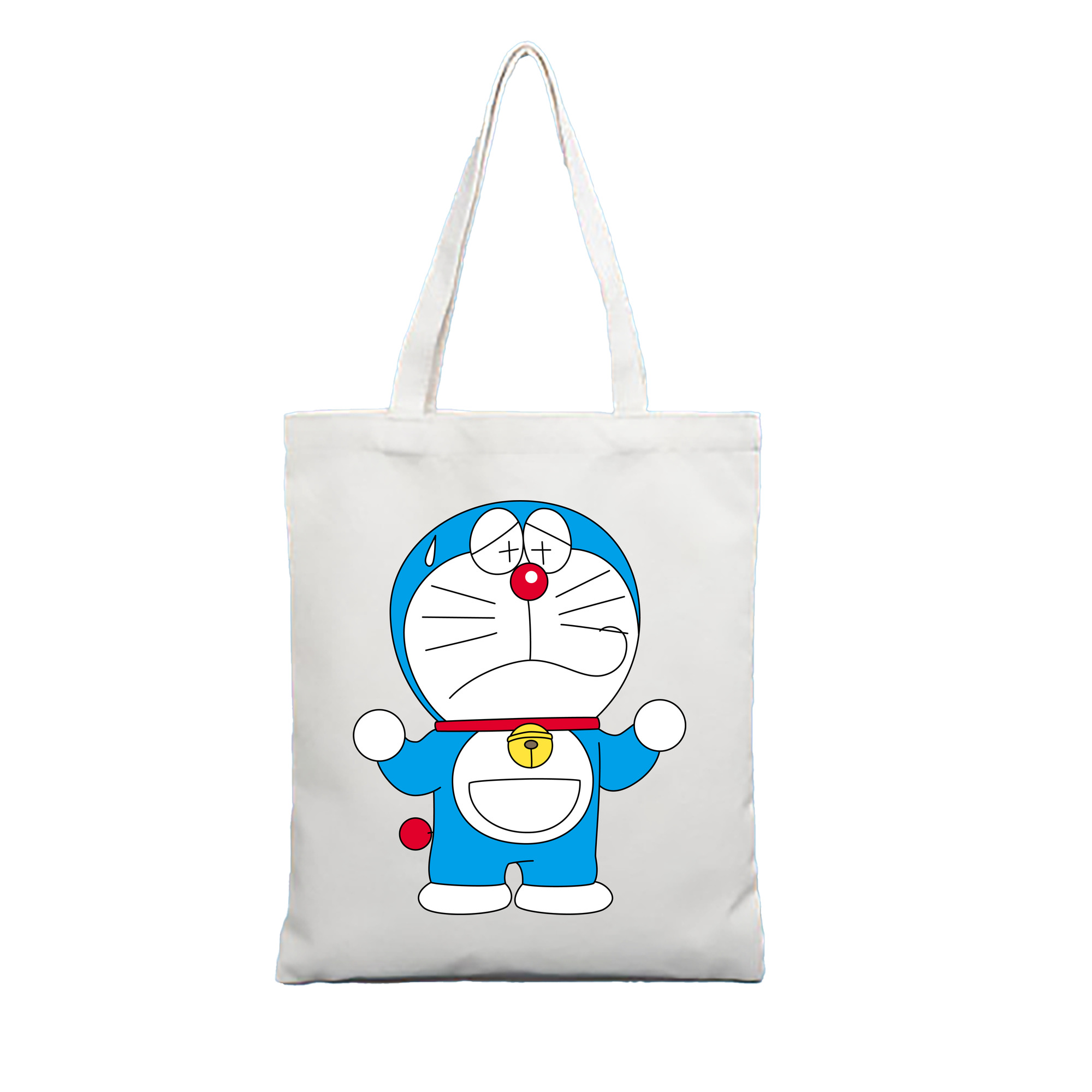 （画像用） ドラえもん Doraemon 縦型キャンバス生地手提げバッグ　トートバッグ