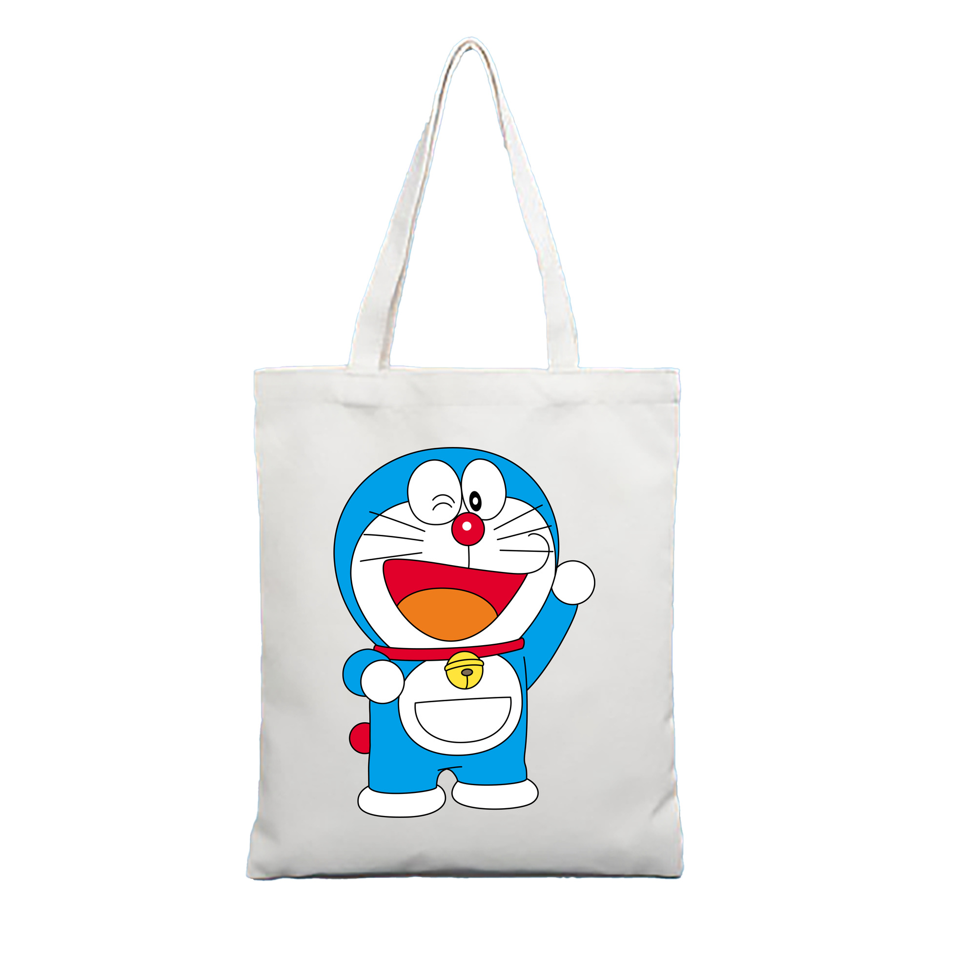 （画像用） ドラえもん Doraemon 縦型キャンバス生地手提げバッグ　トートバッグ