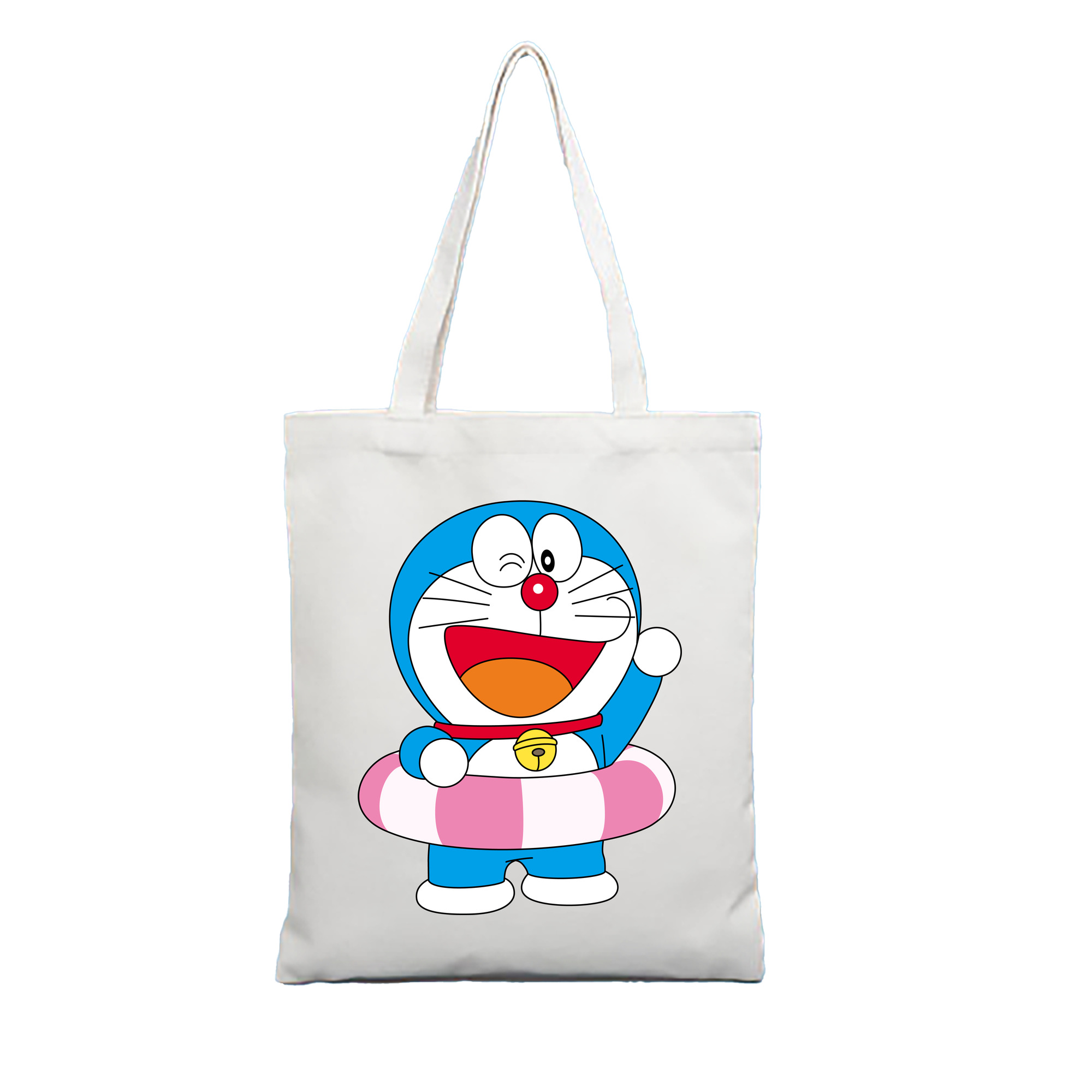 （画像用） ドラえもん Doraemon 縦型キャンバス生地手提げバッグ　トートバッグ