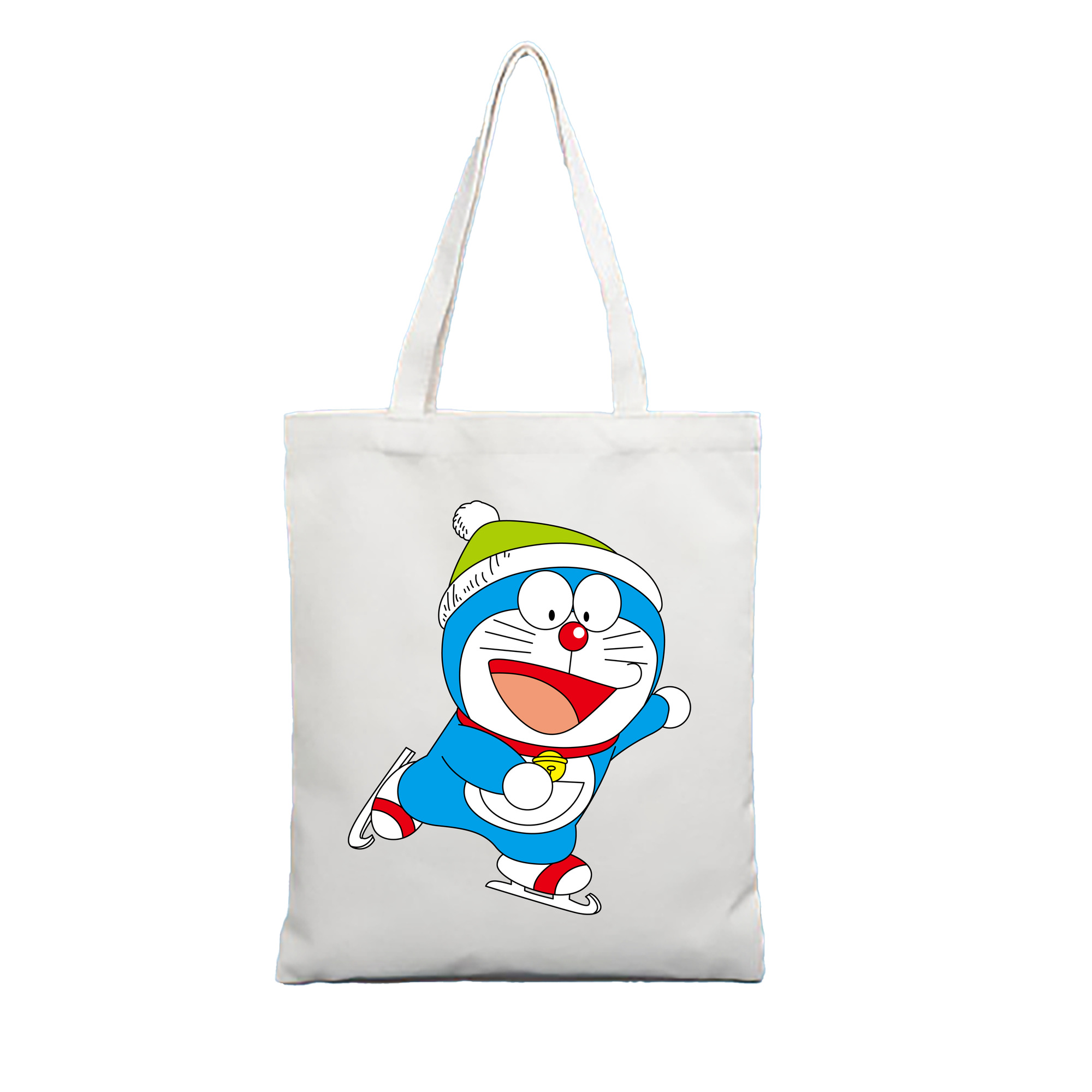 （画像用） ドラえもん Doraemon 縦型キャンバス生地手提げバッグ　トートバッグ