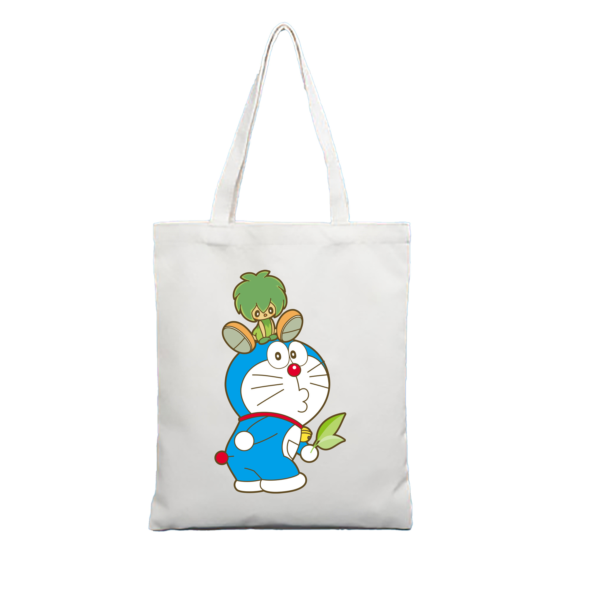 （画像用） ドラえもん Doraemon 縦型キャンバス生地手提げバッグ　トートバッグ