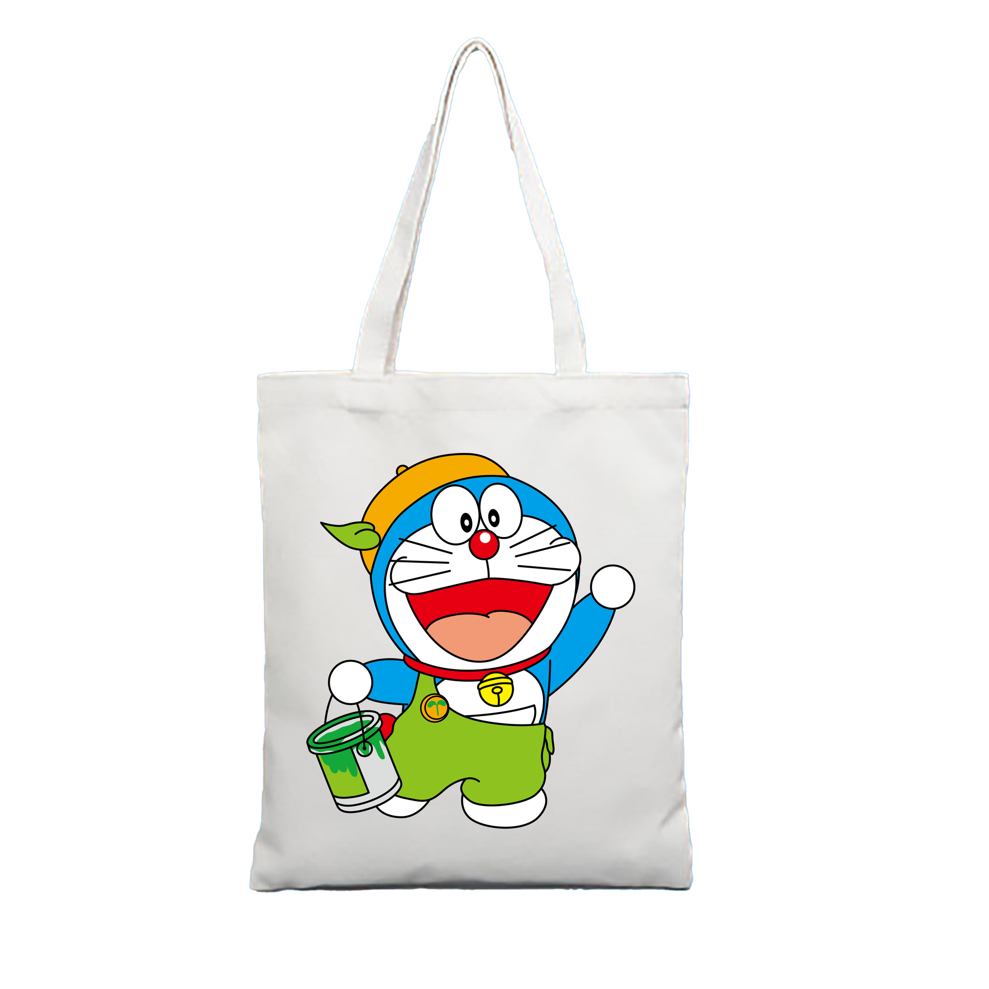 （画像用） ドラえもん Doraemon 縦型キャンバス生地手提げバッグ　トートバッグ