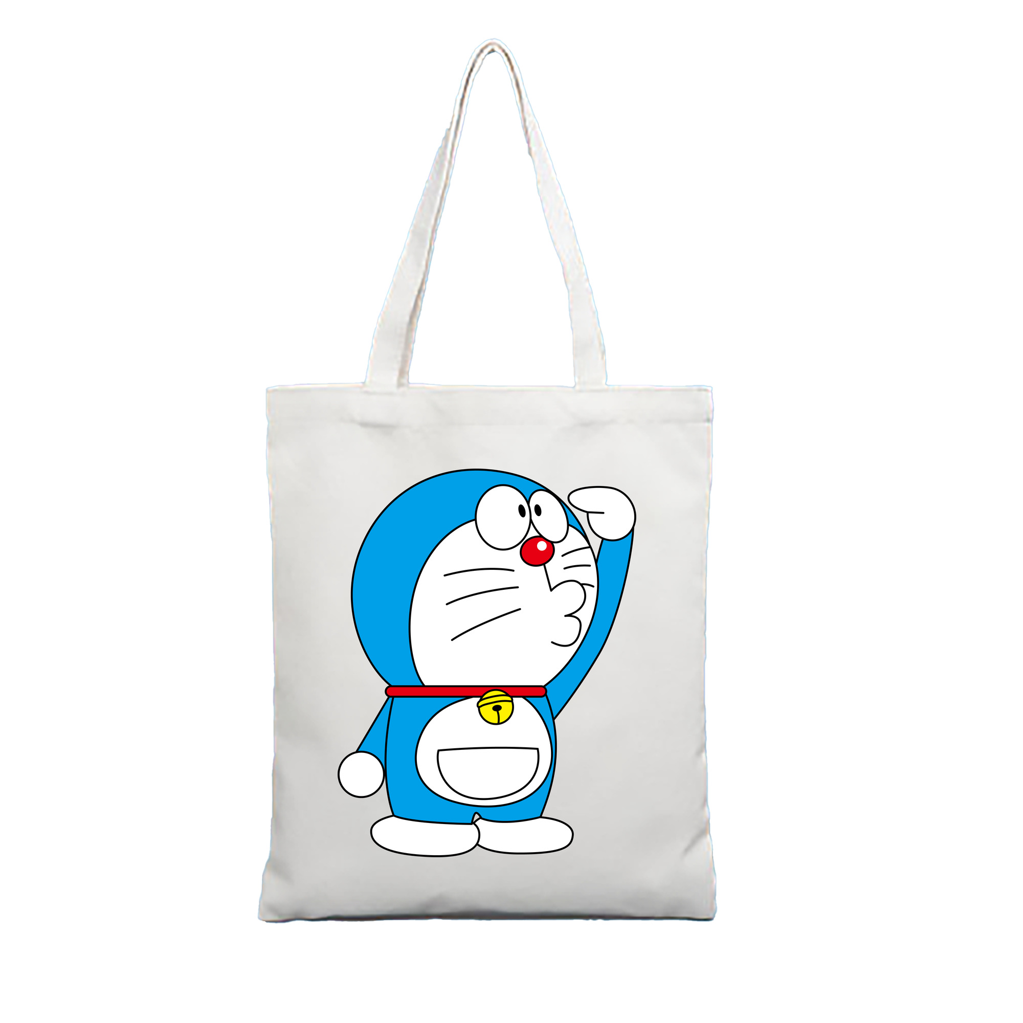 （画像用） ドラえもん Doraemon 縦型キャンバス生地手提げバッグ　トートバッグ