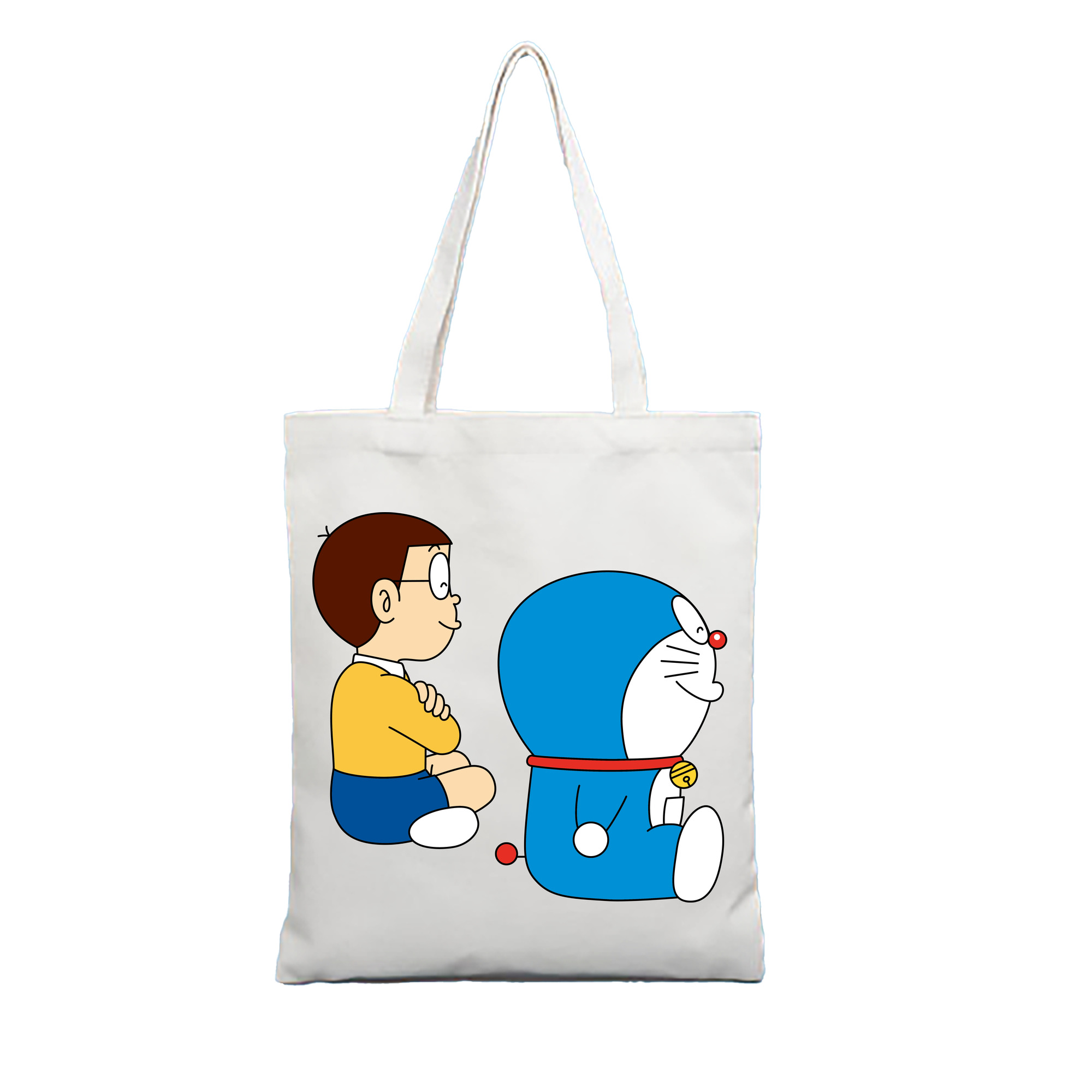 （画像用） ドラえもん 野比 のび太 Doraemon Nobita Nobi 縦型キャンバス生地手提げバッグ　トートバッグ