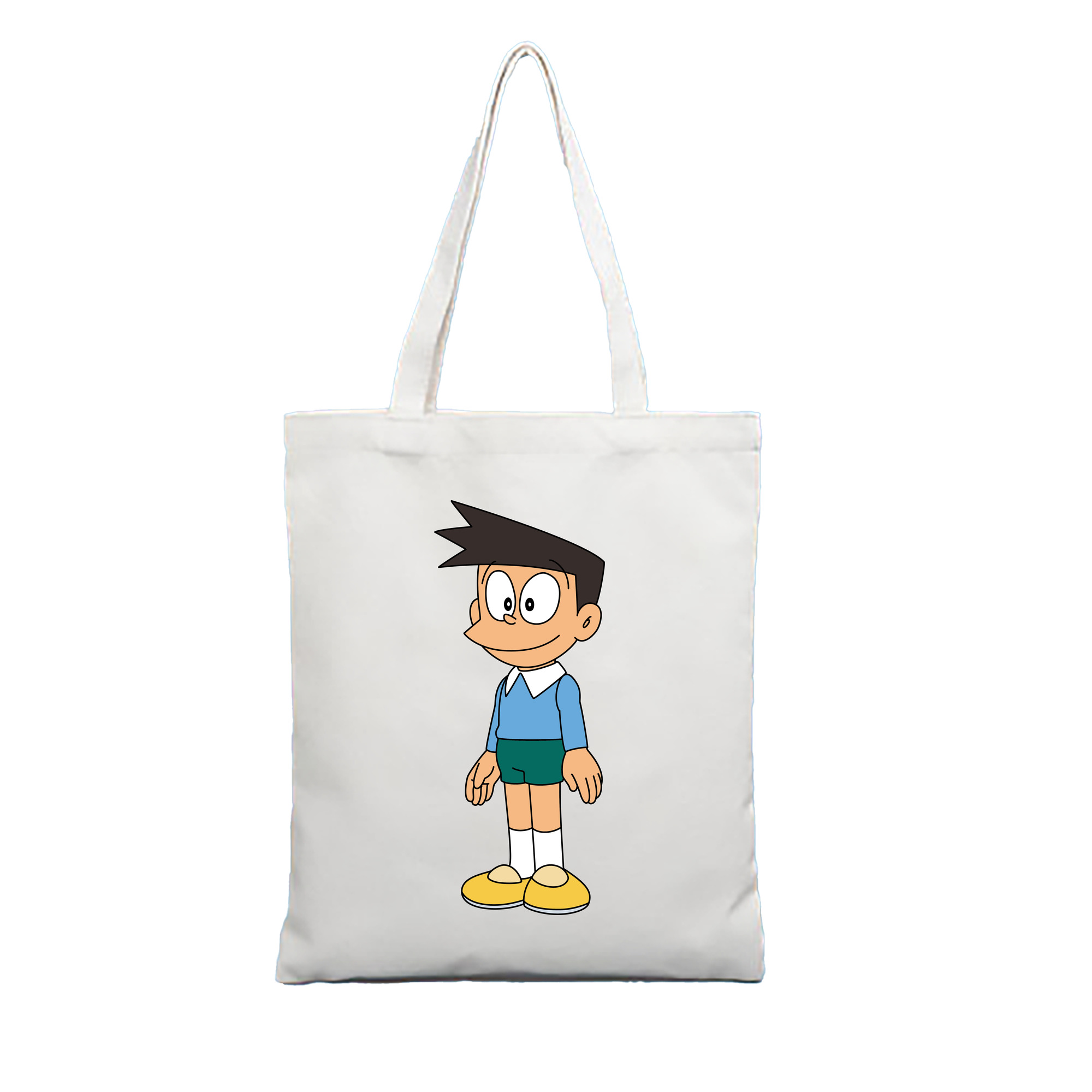 （画像用） ドラえもん 骨川 スネ夫 Doraemon Honekawa Suneo 縦型キャンバス生地手提げバッグ　トートバッグ