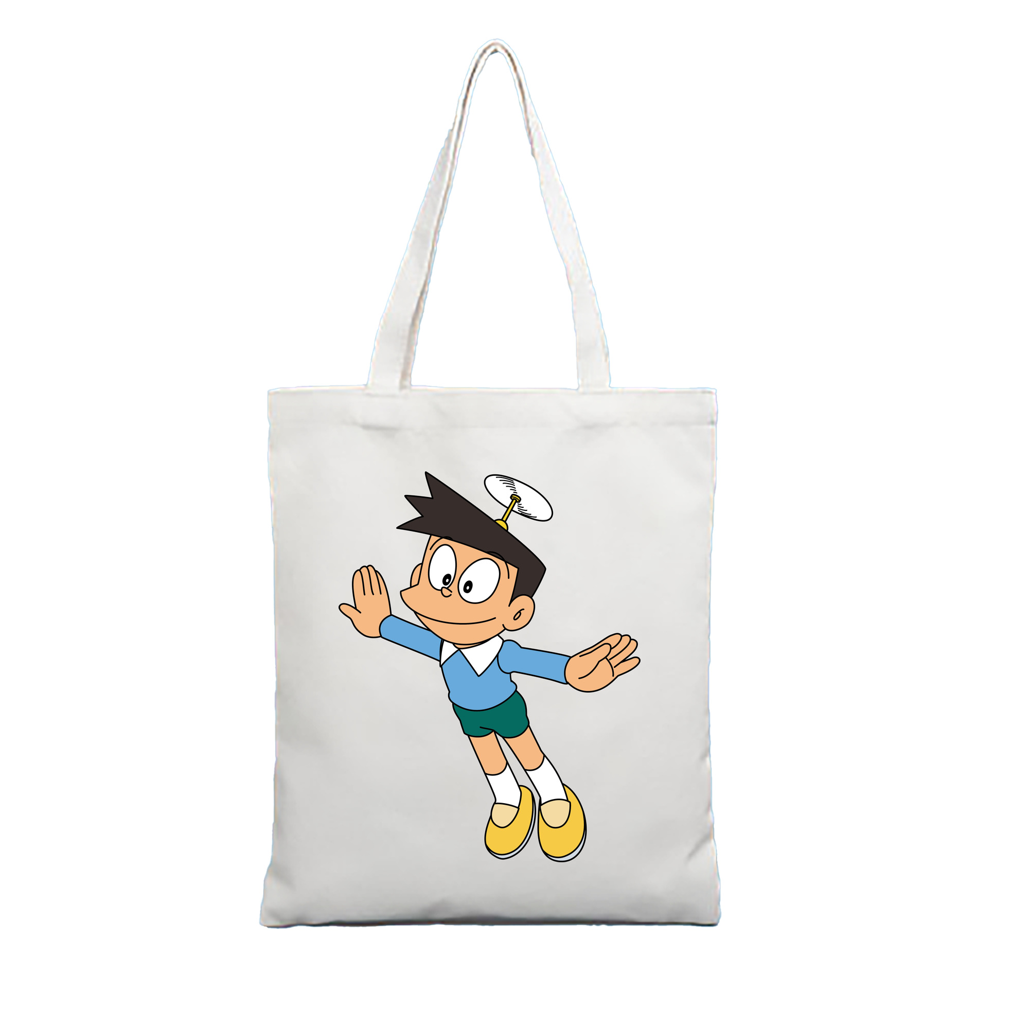 （画像用） ドラえもん 骨川 スネ夫 Doraemon Honekawa Suneo 縦型キャンバス生地手提げバッグ　トートバッグ