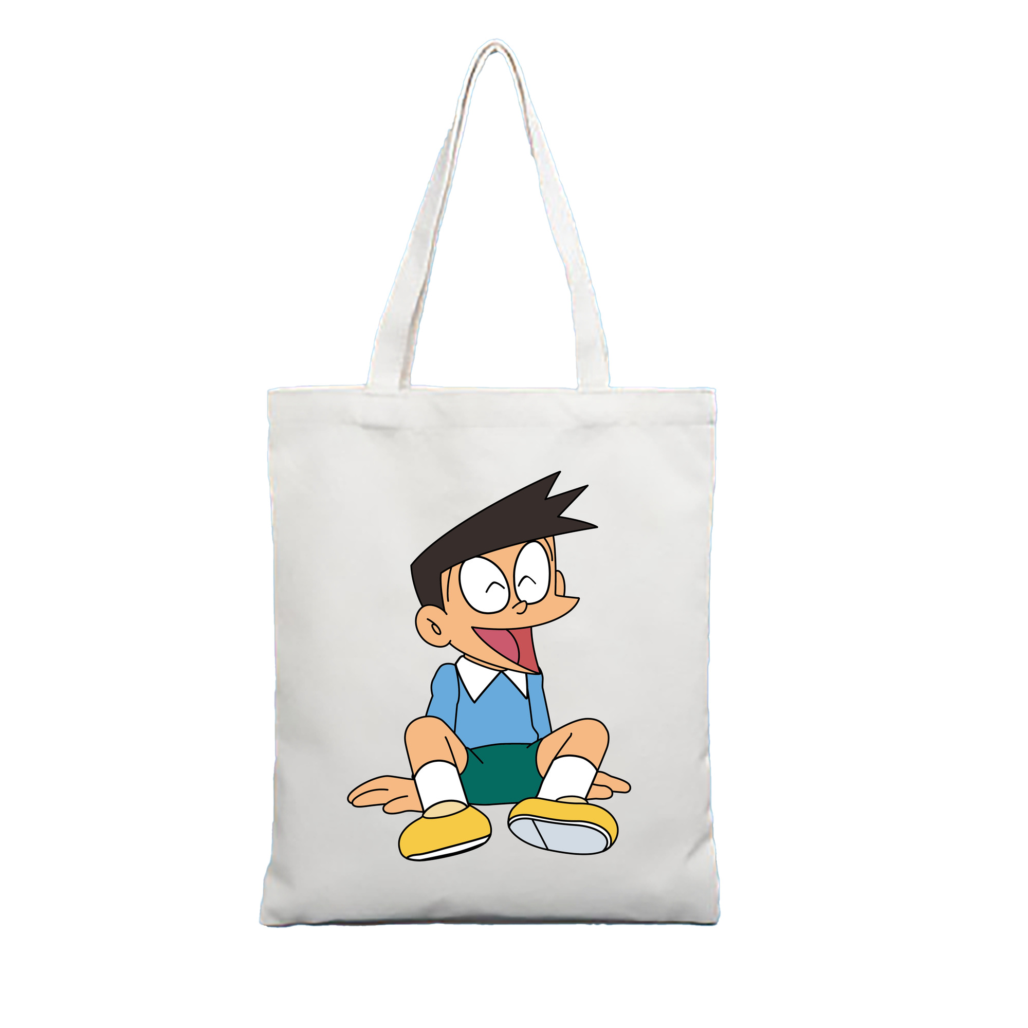 （画像用） ドラえもん 骨川 スネ夫 Doraemon Honekawa Suneo 縦型キャンバス生地手提げバッグ　トートバッグ