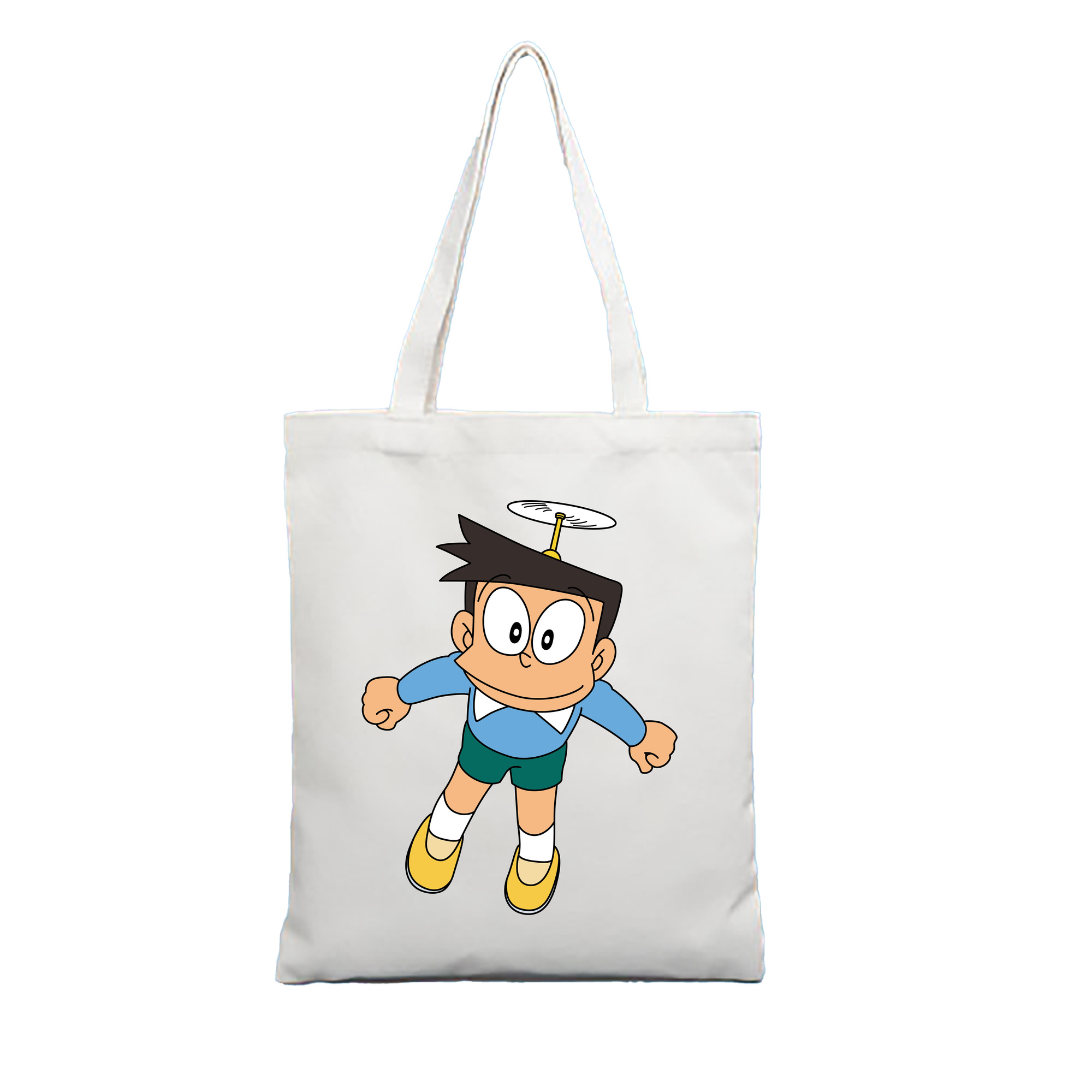 （画像用） ドラえもん 骨川 スネ夫 Doraemon Honekawa Suneo 縦型キャンバス生地手提げバッグ　トートバッグ