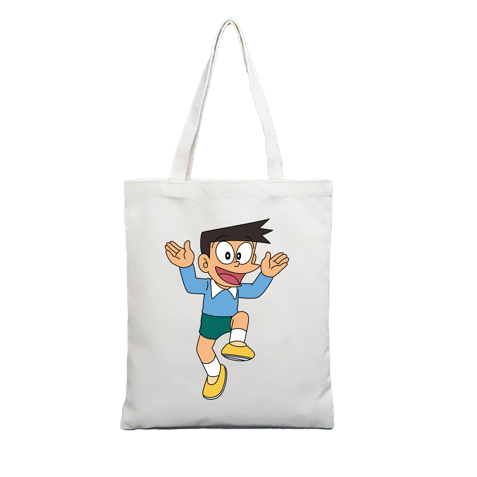 （画像用） ドラえもん 骨川 スネ夫 Doraemon Honekawa Suneo 縦型キャンバス生地手提げバッグ　トートバッグ