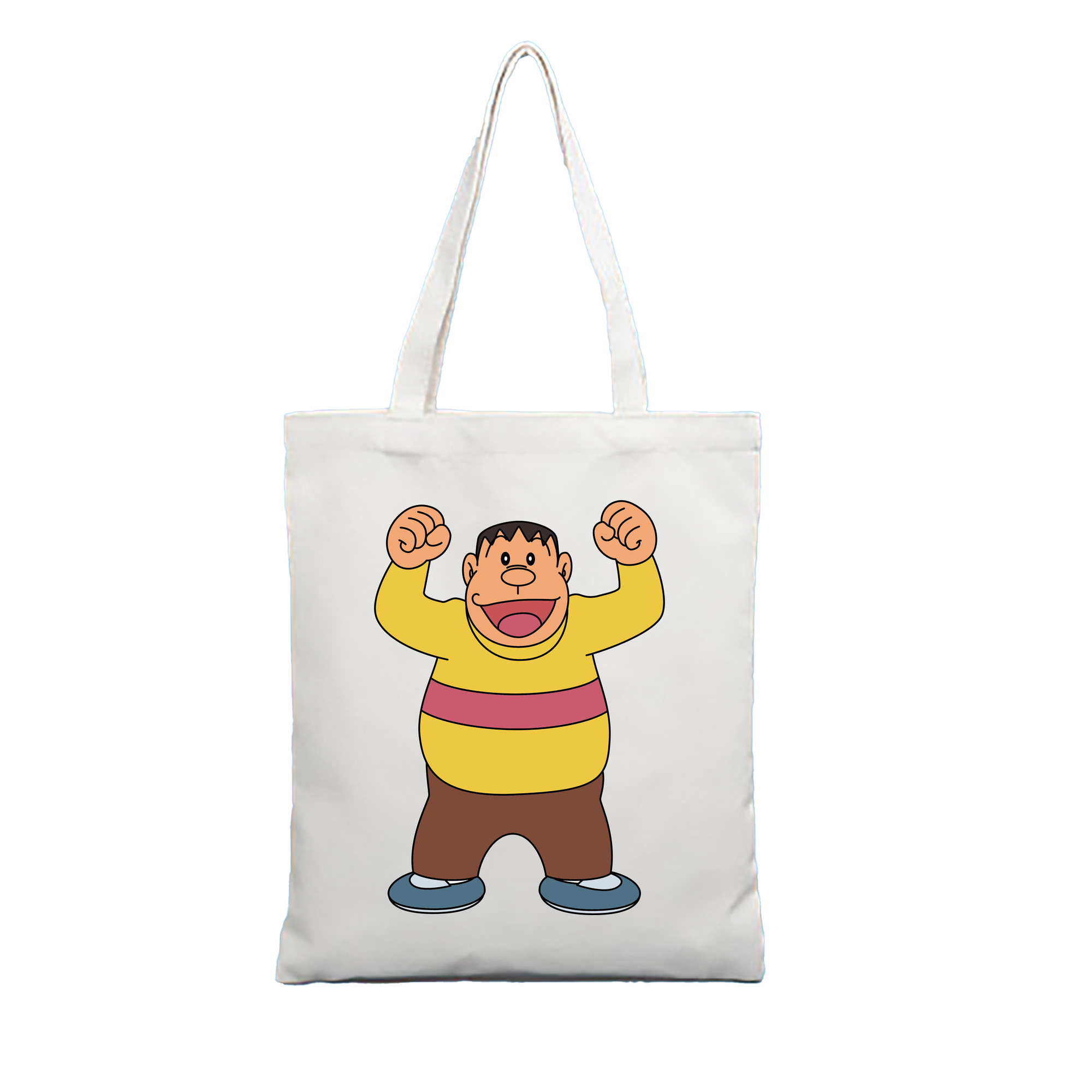 （画像用） ドラえもん 剛田武 Doraemon Gouta Takeshi 縦型キャンバス生地手提げバッグ　トートバッグ