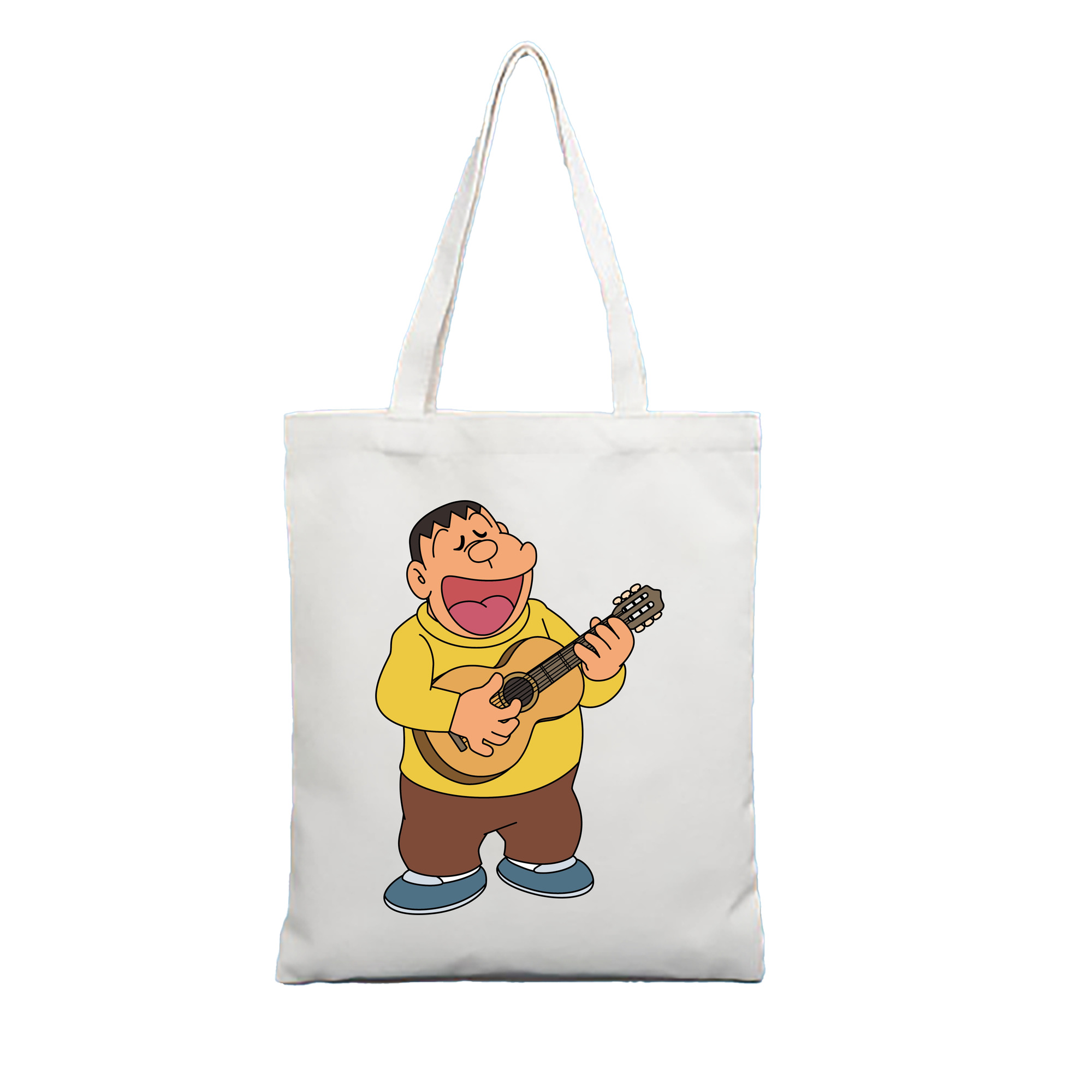 （画像用） ドラえもん 剛田武 Doraemon Gouta Takeshi 縦型キャンバス生地手提げバッグ　トートバッグ