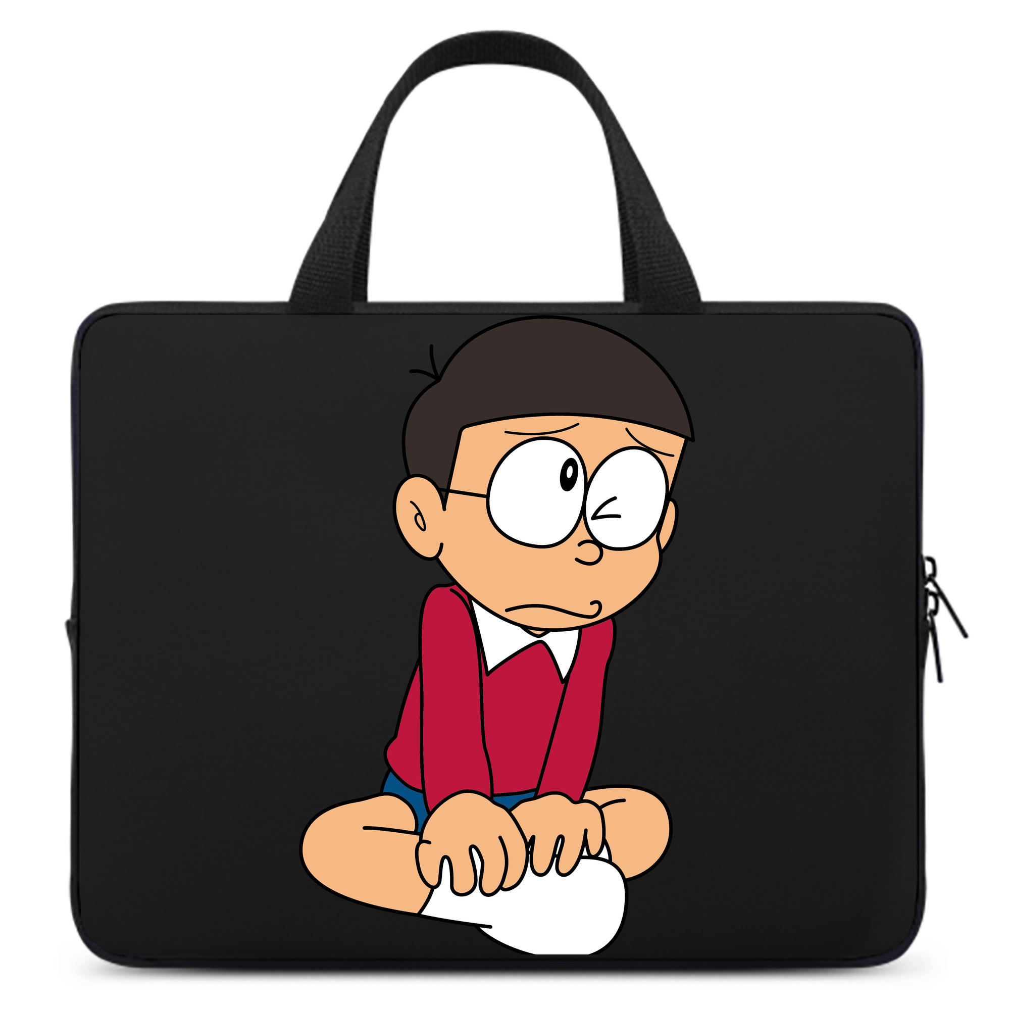 （画像用） ドラえもん 野比 のび太 Doraemon Nobita Nobi 手提げノートパソコンバッグ
