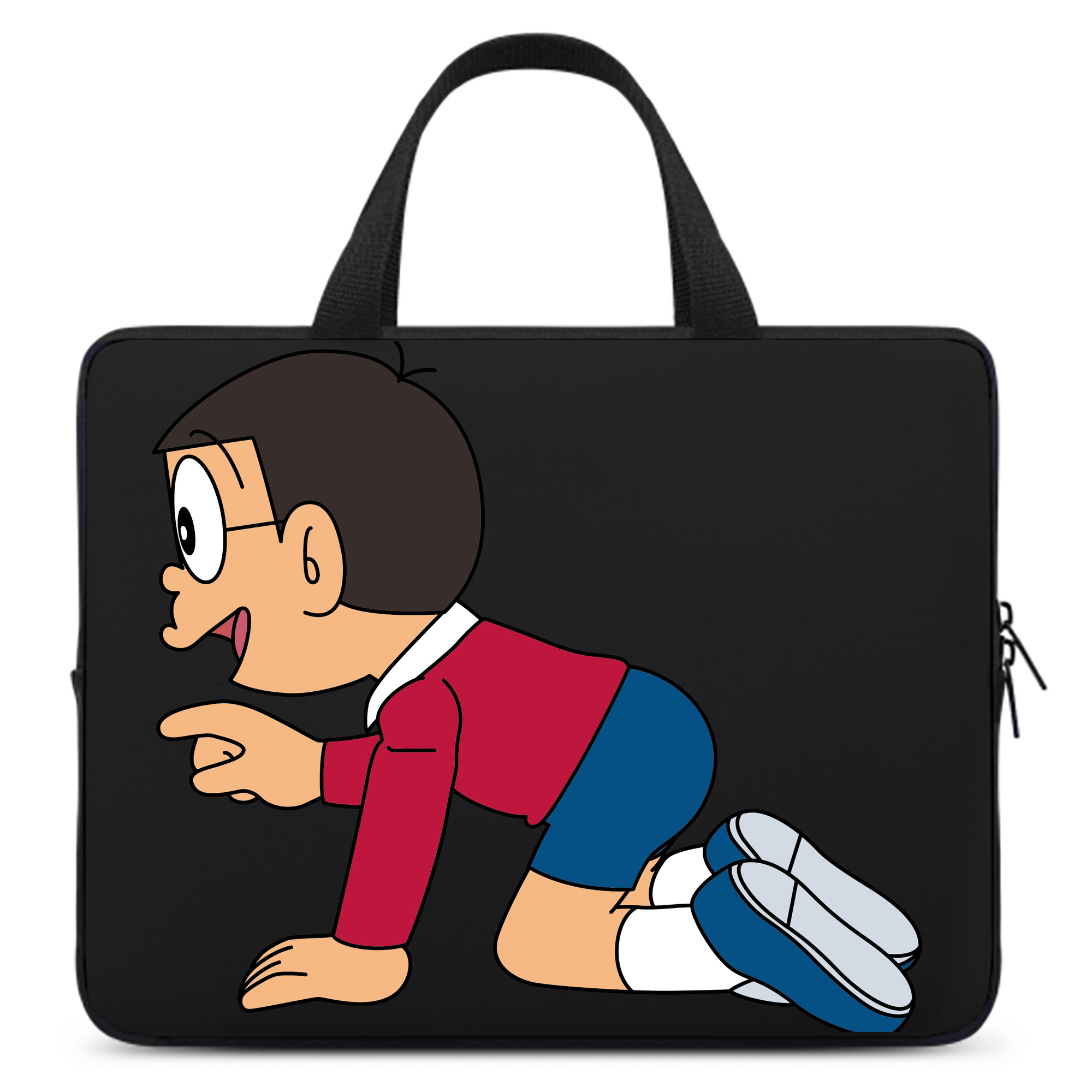 （画像用） ドラえもん 野比 のび太 Doraemon Nobita Nobi 手提げノートパソコンバッグ