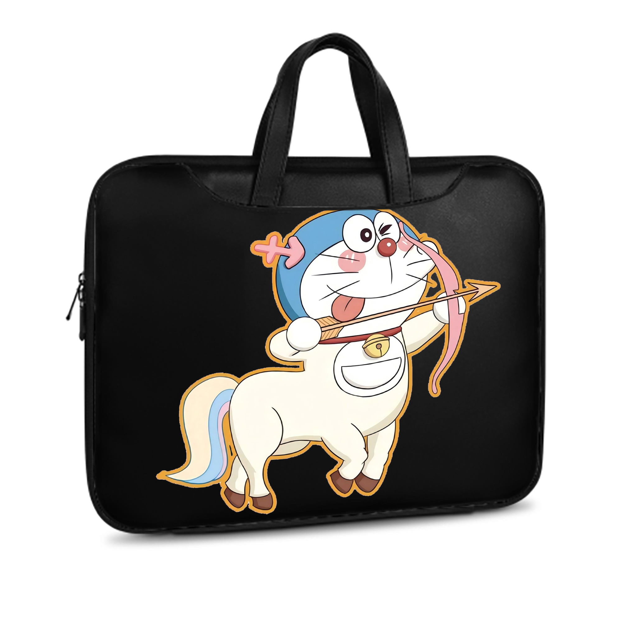 （画像用） ドラえもん Doraemon レザーラップトップバッグ　ノートパソコンケース